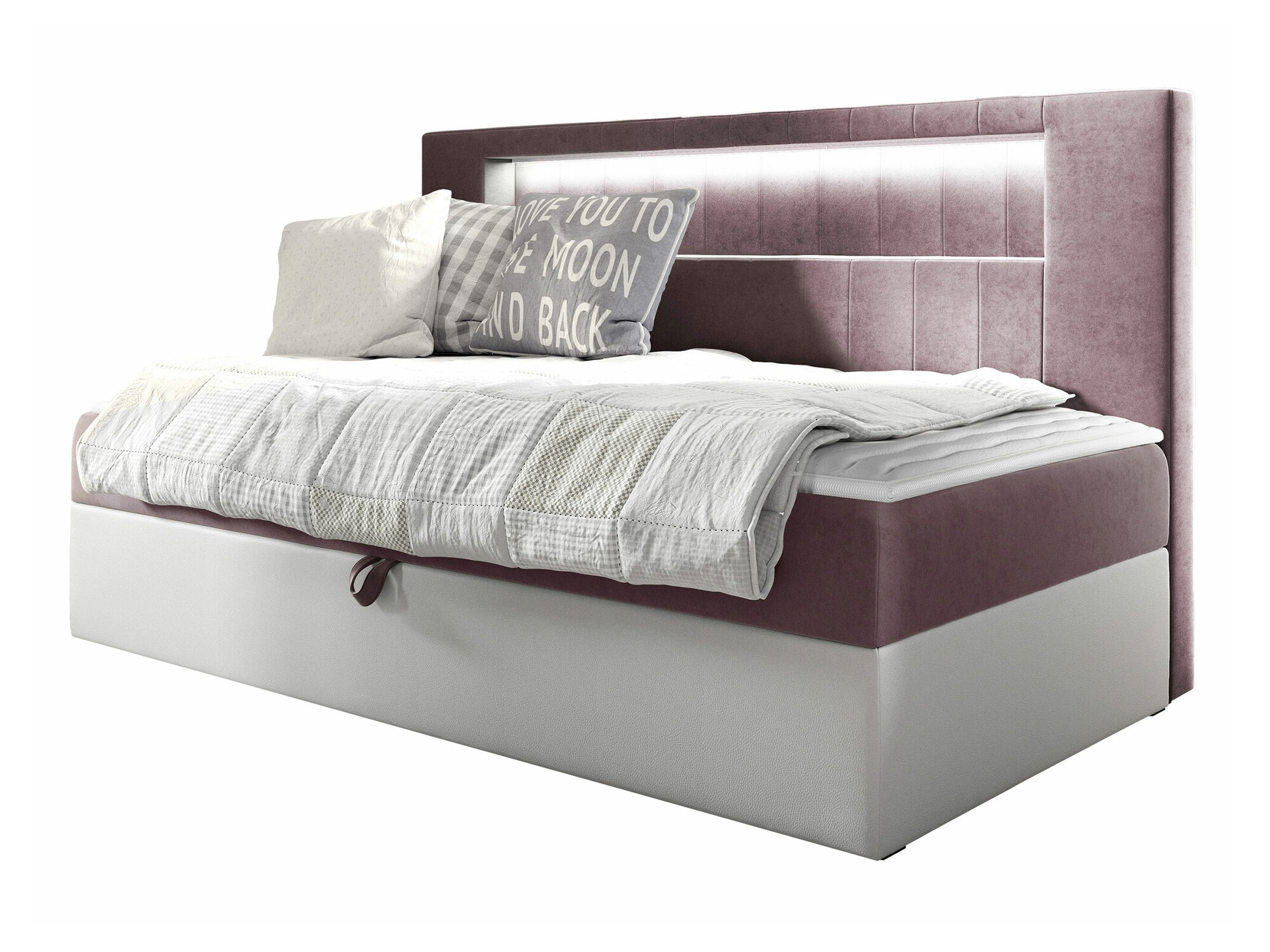 Boxspringbett Lucus IV (Soft 017 + Fresh 9)
