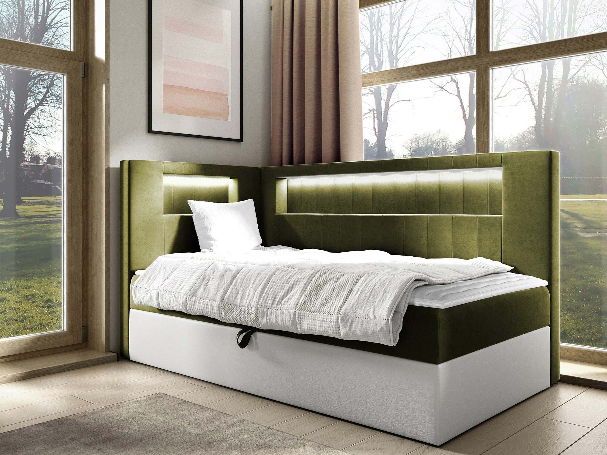 Boxspringbett Lucus VIII (Soft 017 + Fresh 12)