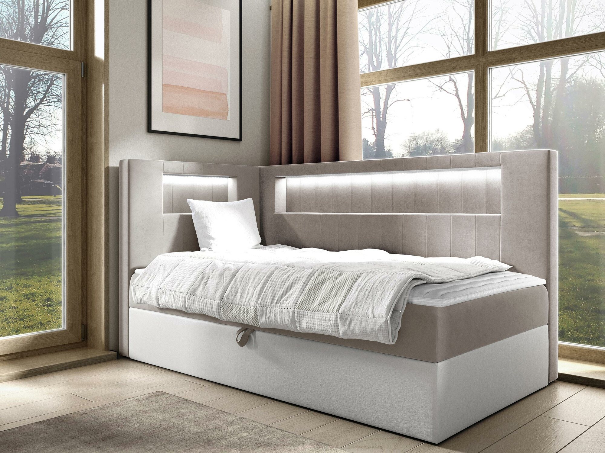 Boxspringbett Lucus VIII (Soft 017 + Fresh 1)