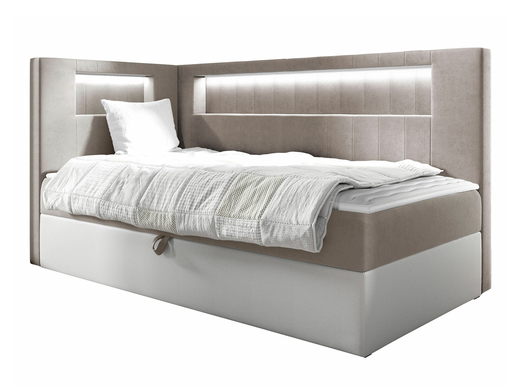 Boxspringbett Lucus VIII (Soft 017 + Fresh 1)