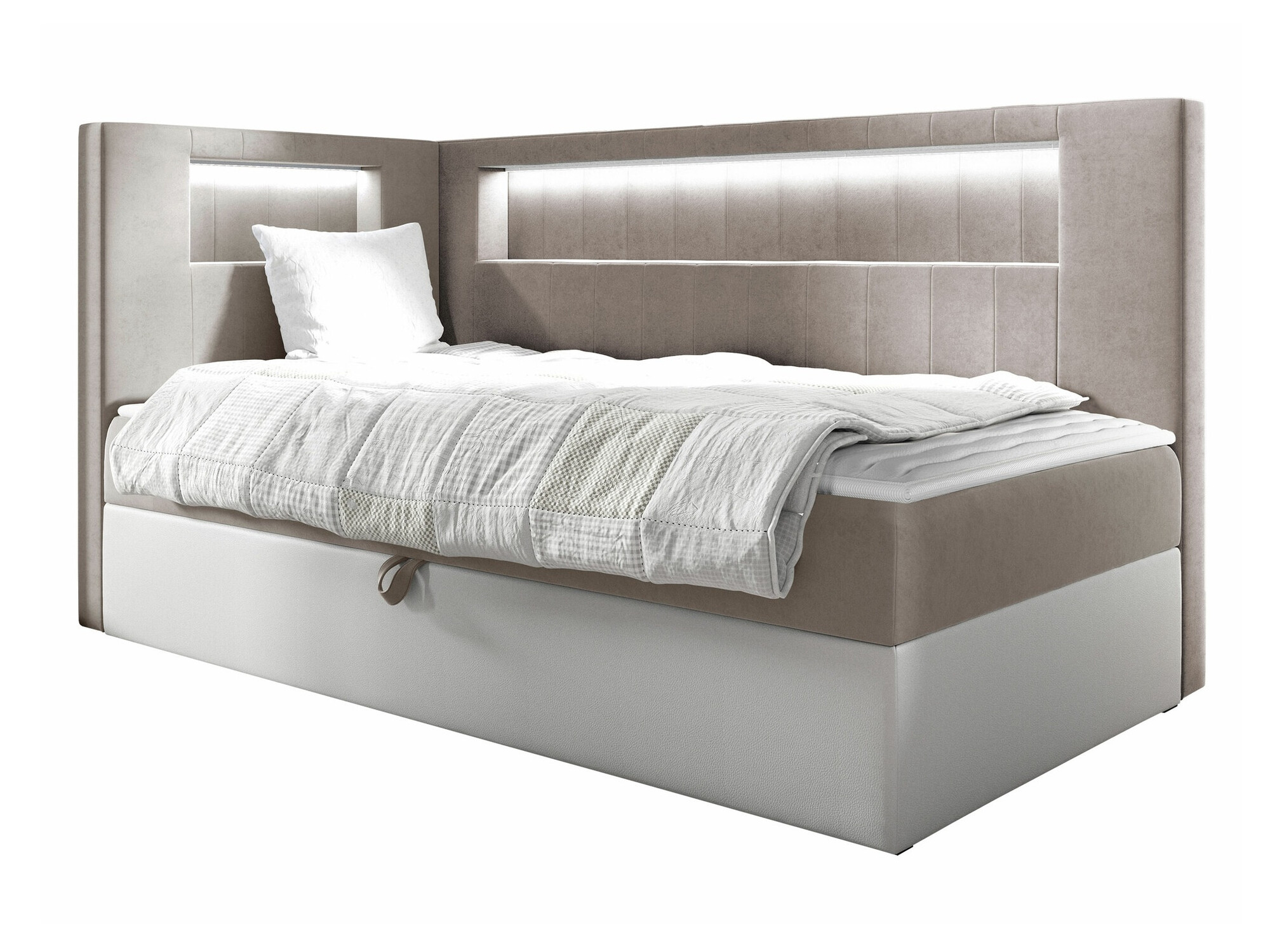 Boxspringbett Lucus VIII (Soft 017 + Fresh 1)