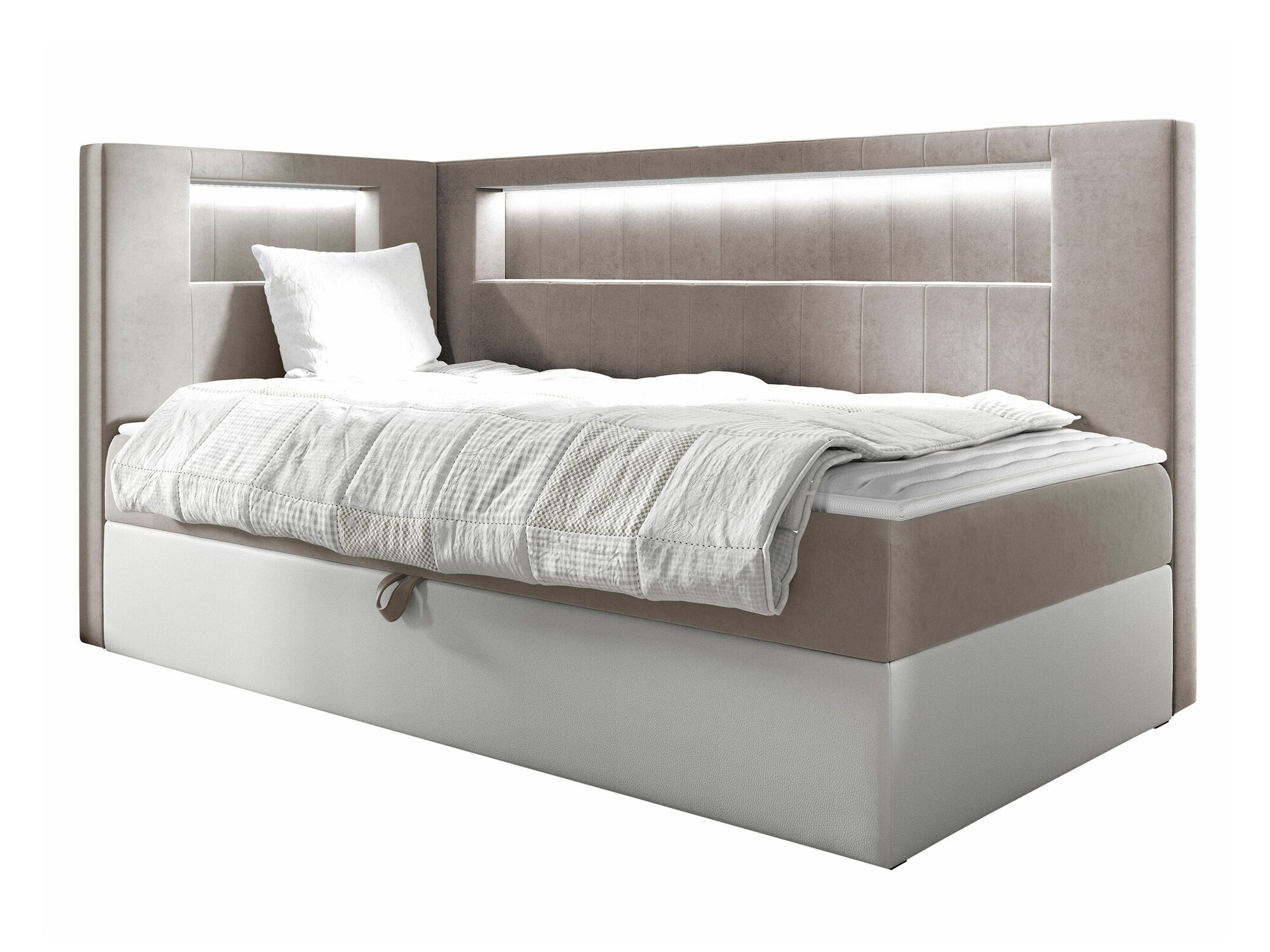 Boxspringbett Lucus VIII (Soft 017 + Fresh 1)