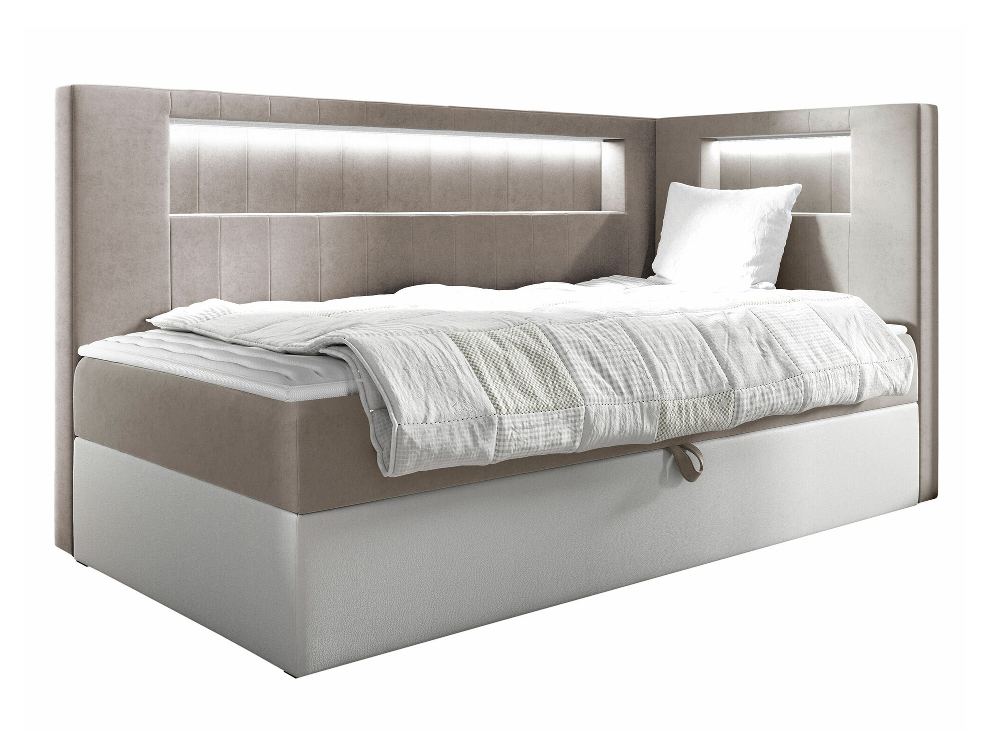 Boxspringbett Lucus VIII (Soft 017 + Fresh 1)