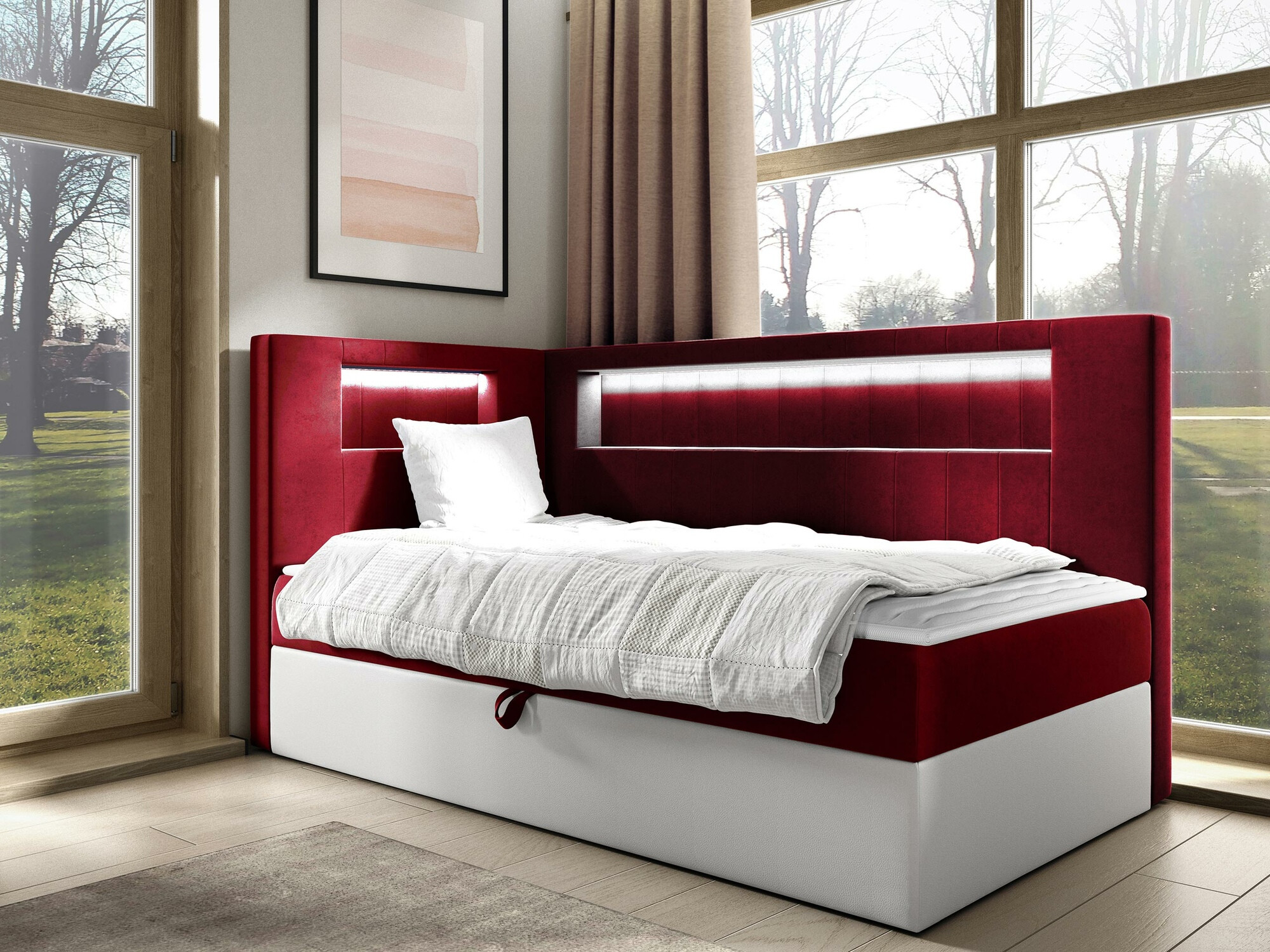 Boxspringbett Lucus VIII (Soft 017 + Fresh 8)