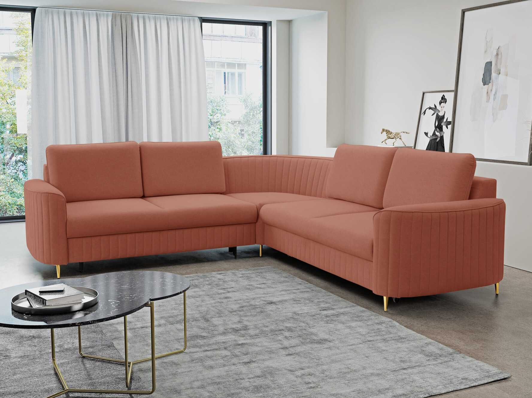 Ecksofa Kingston 157 (Castel 55)