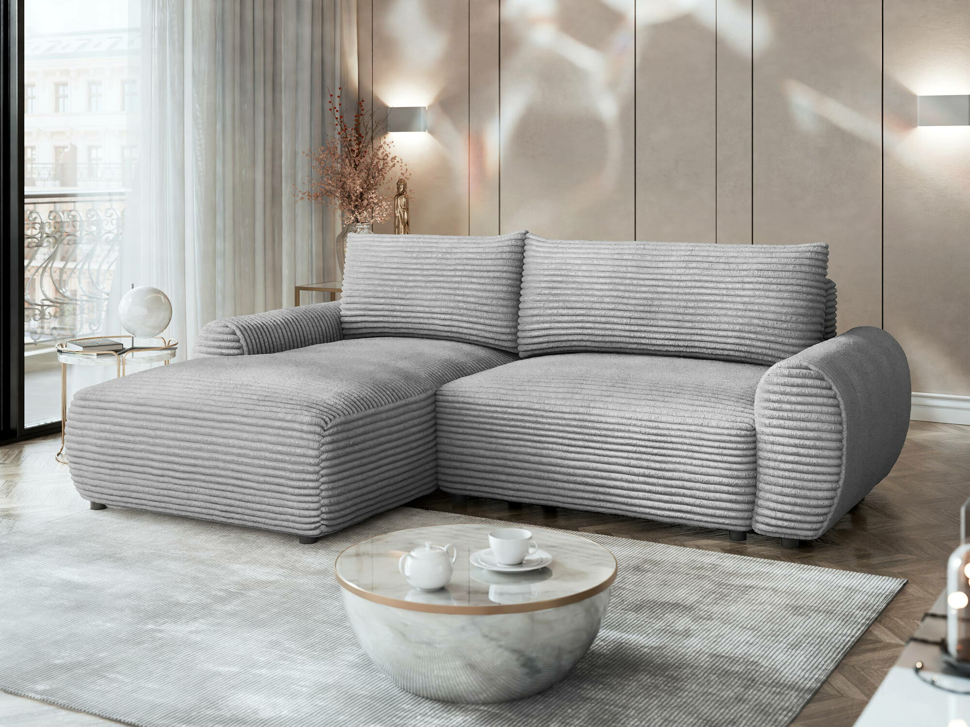 Ecksofa TrendyNest Strigina (Tilia 86)