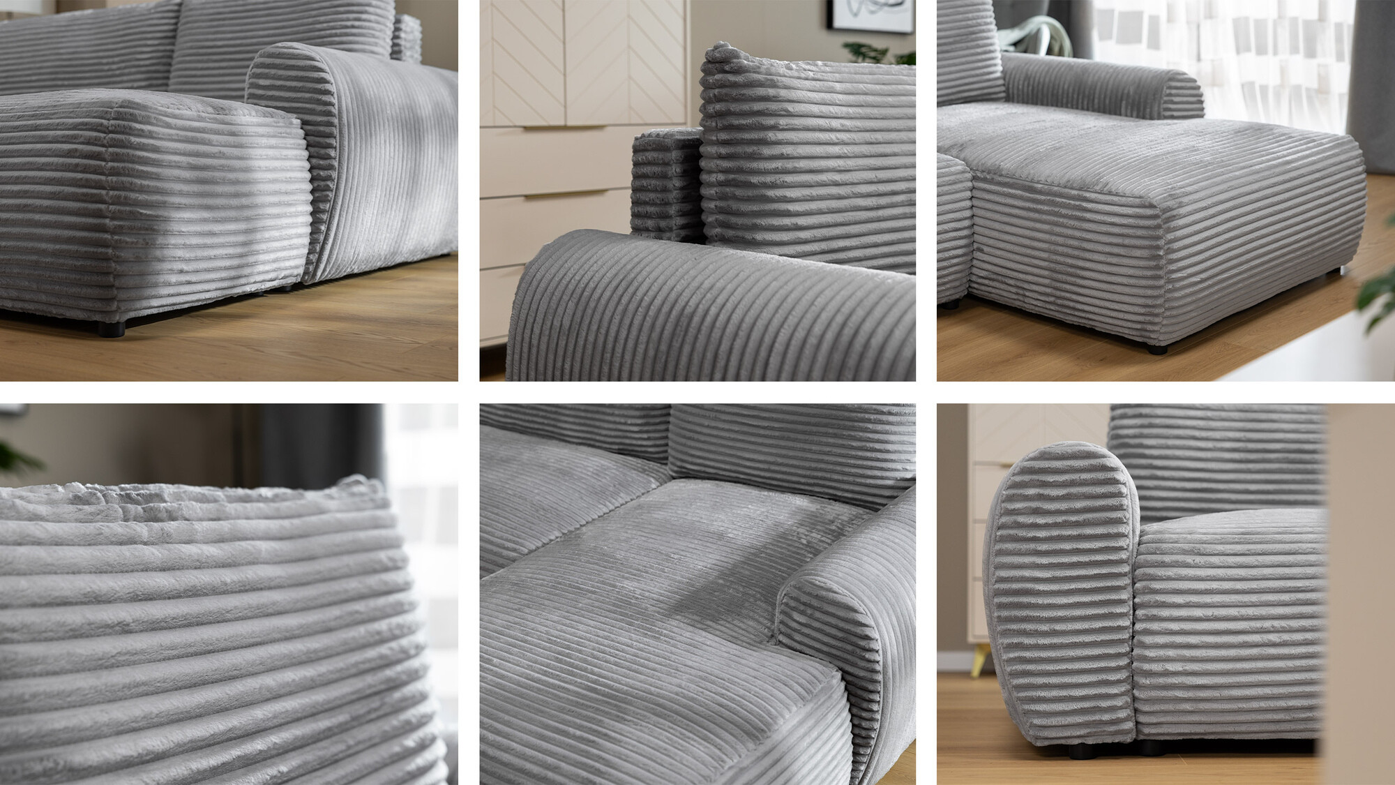 Ecksofa TrendyNest Strigina (Tilia 86)