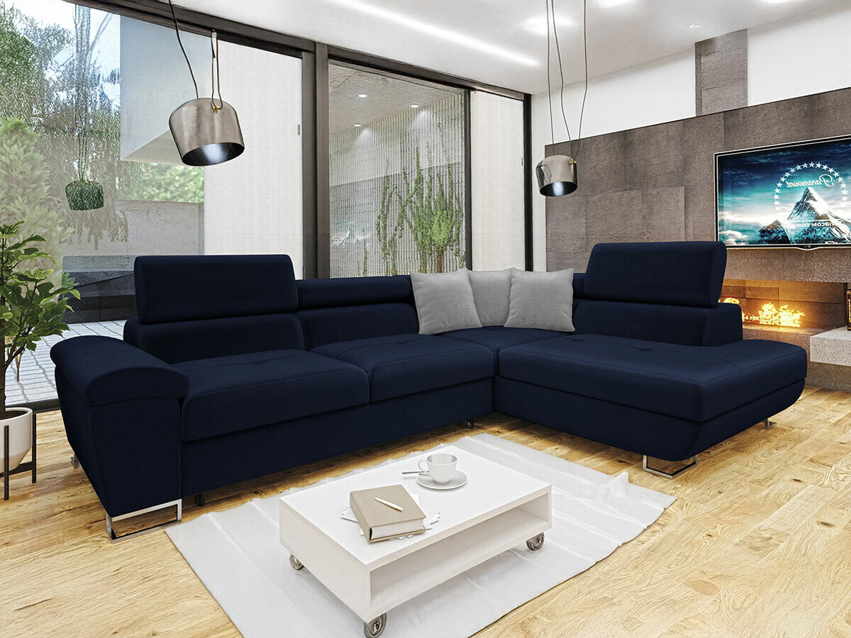 Ecksofa Comfivo 166 (Magic Velvet 2216 + Magic Velvet 2240)