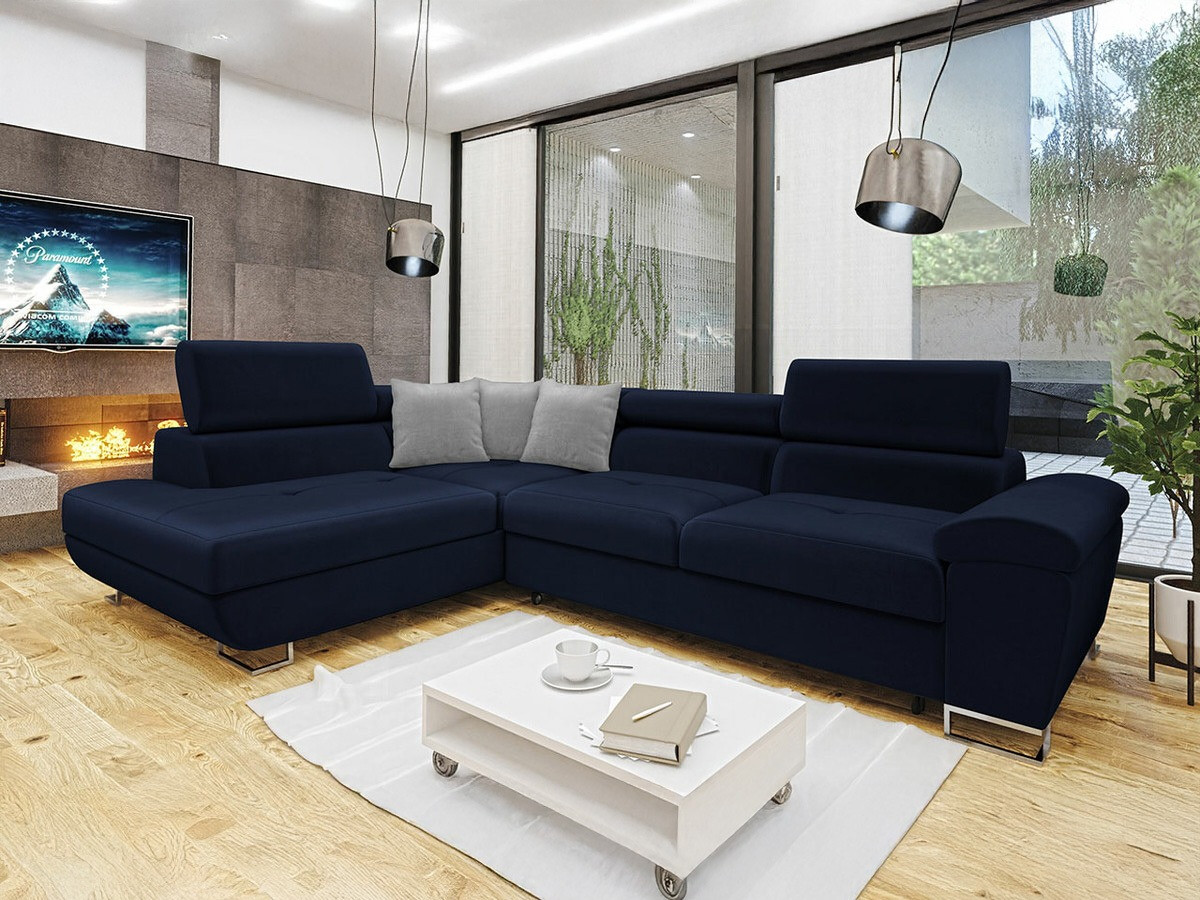 Ecksofa Comfivo Ruta II (Magic Velvet 2216 + Magic Velvet 2240)