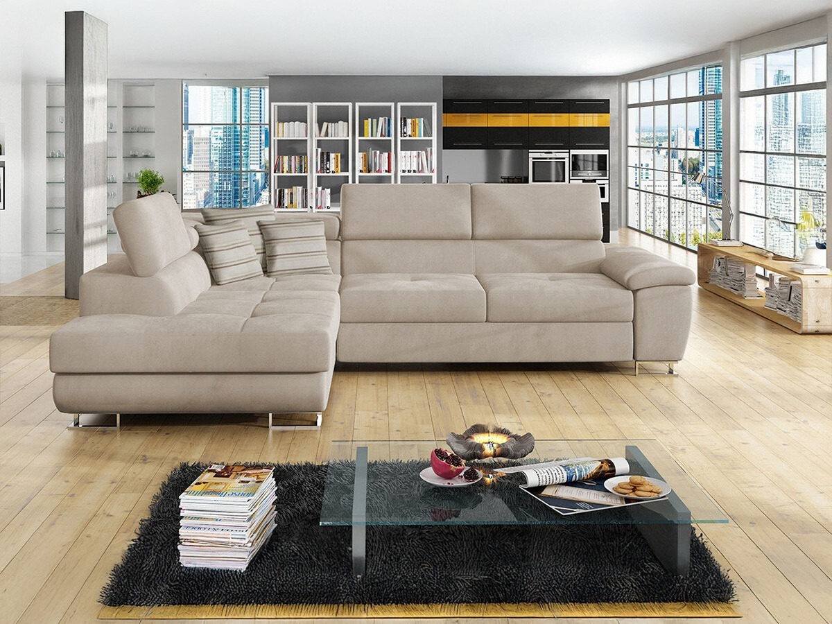 Ecksofa Comfivo Ruta II (Uttario Velvet 2979 + Senegal 825)