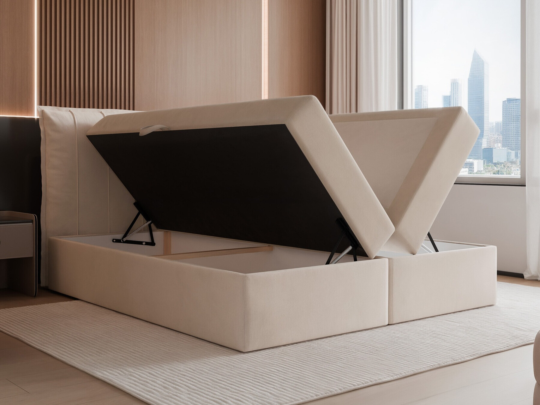 Boxspringbett Martinez 107 (Magic Velvet 2219)
