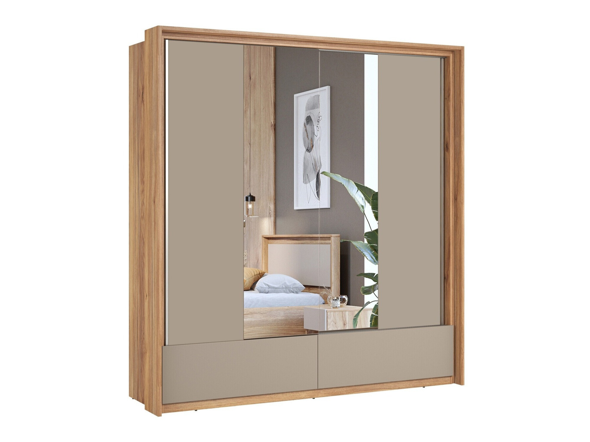 Kleiderschrank Vosalo 105