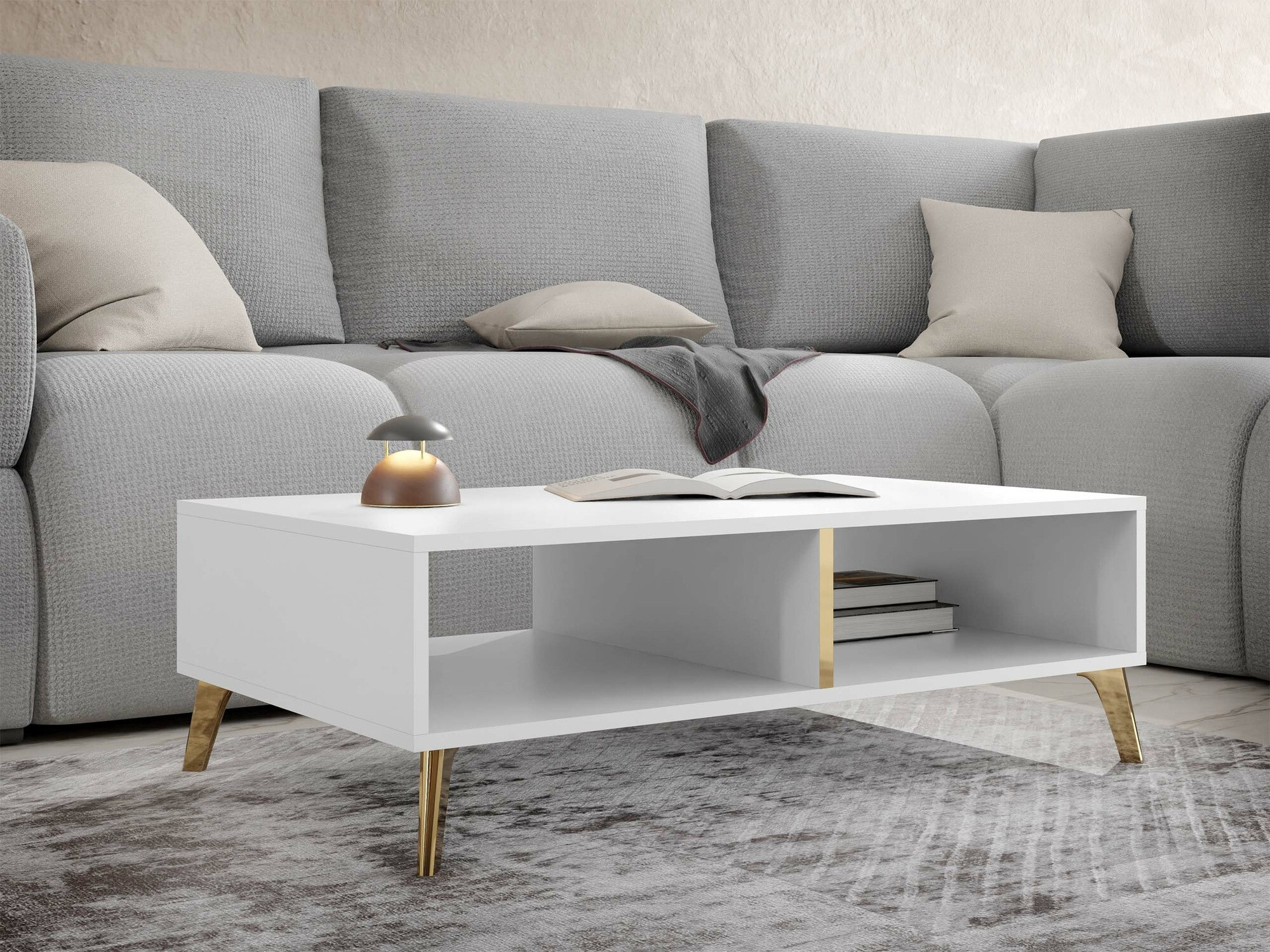 Couchtisch Comfivo Capella (Weiss)
