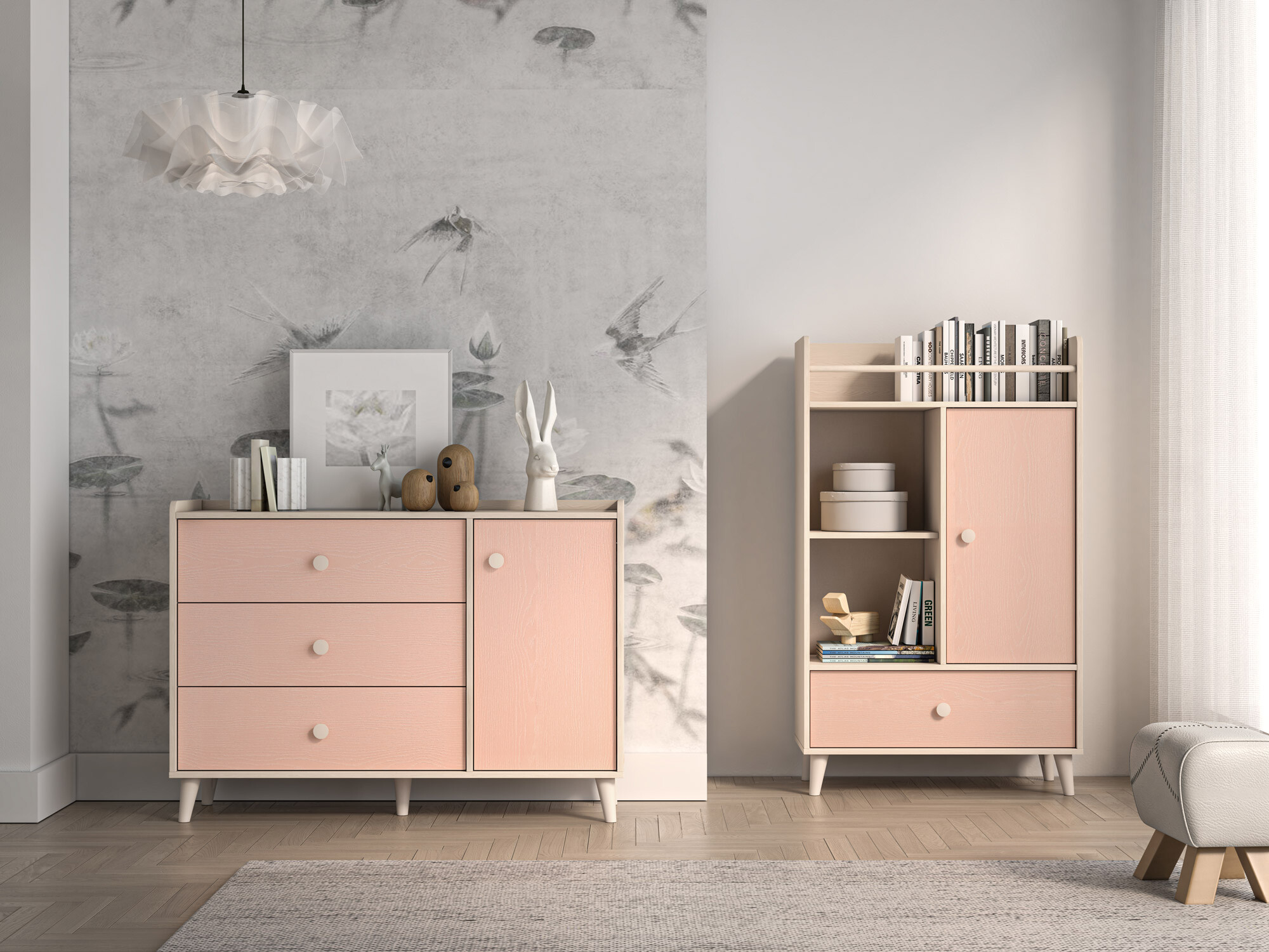 Kommode Tortoli 104 (Rosa)