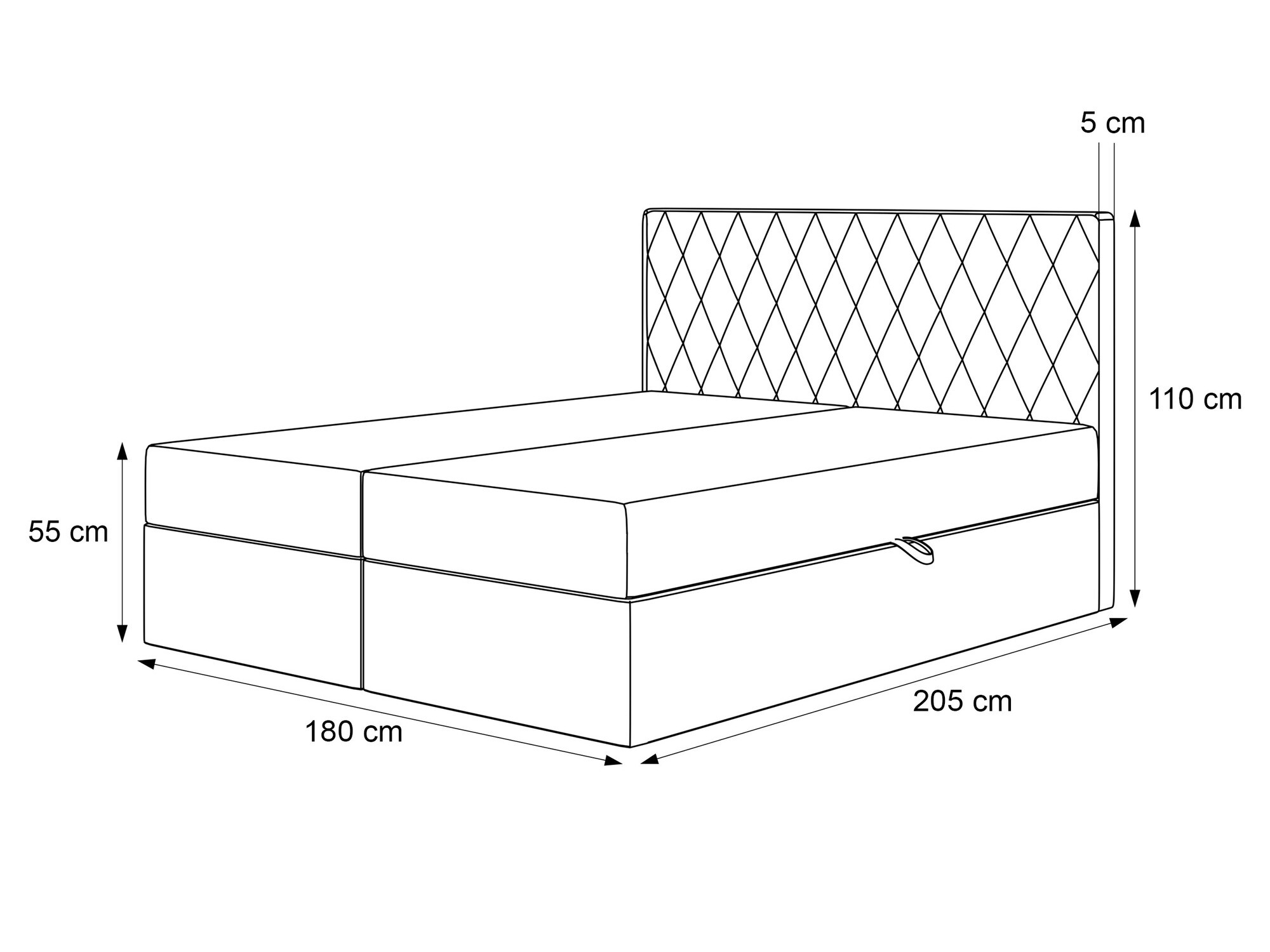 Boxspringbett Martinez 114 (Magic Velvet 2219)