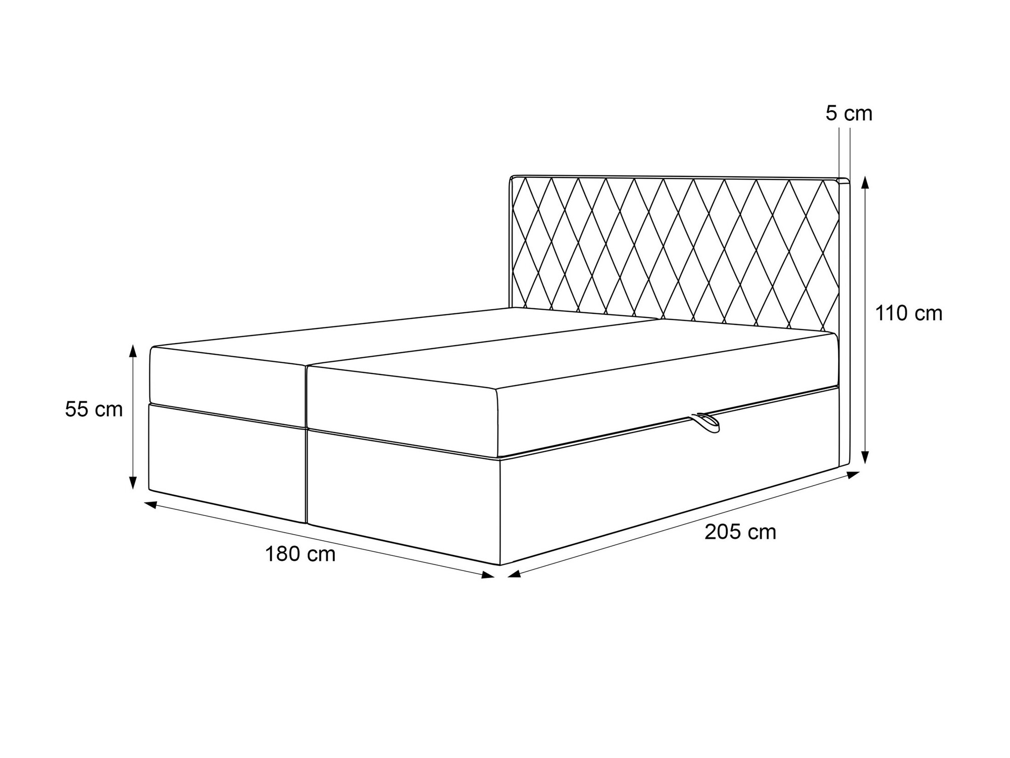 Boxspringbett Martinez 114 (Magic Velvet 2216)