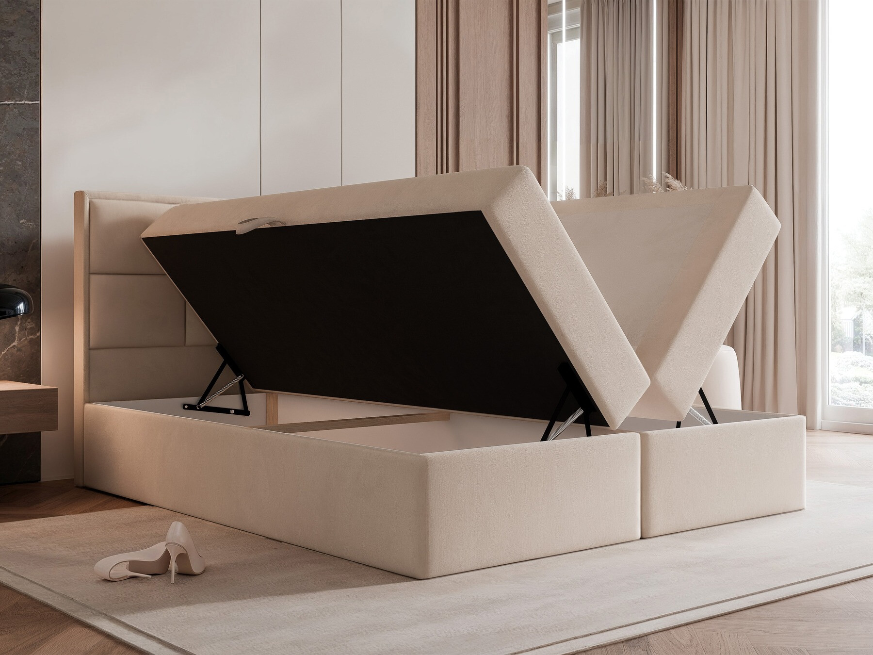 Boxspringbett Martinez 115 (Magic Velvet 2225)