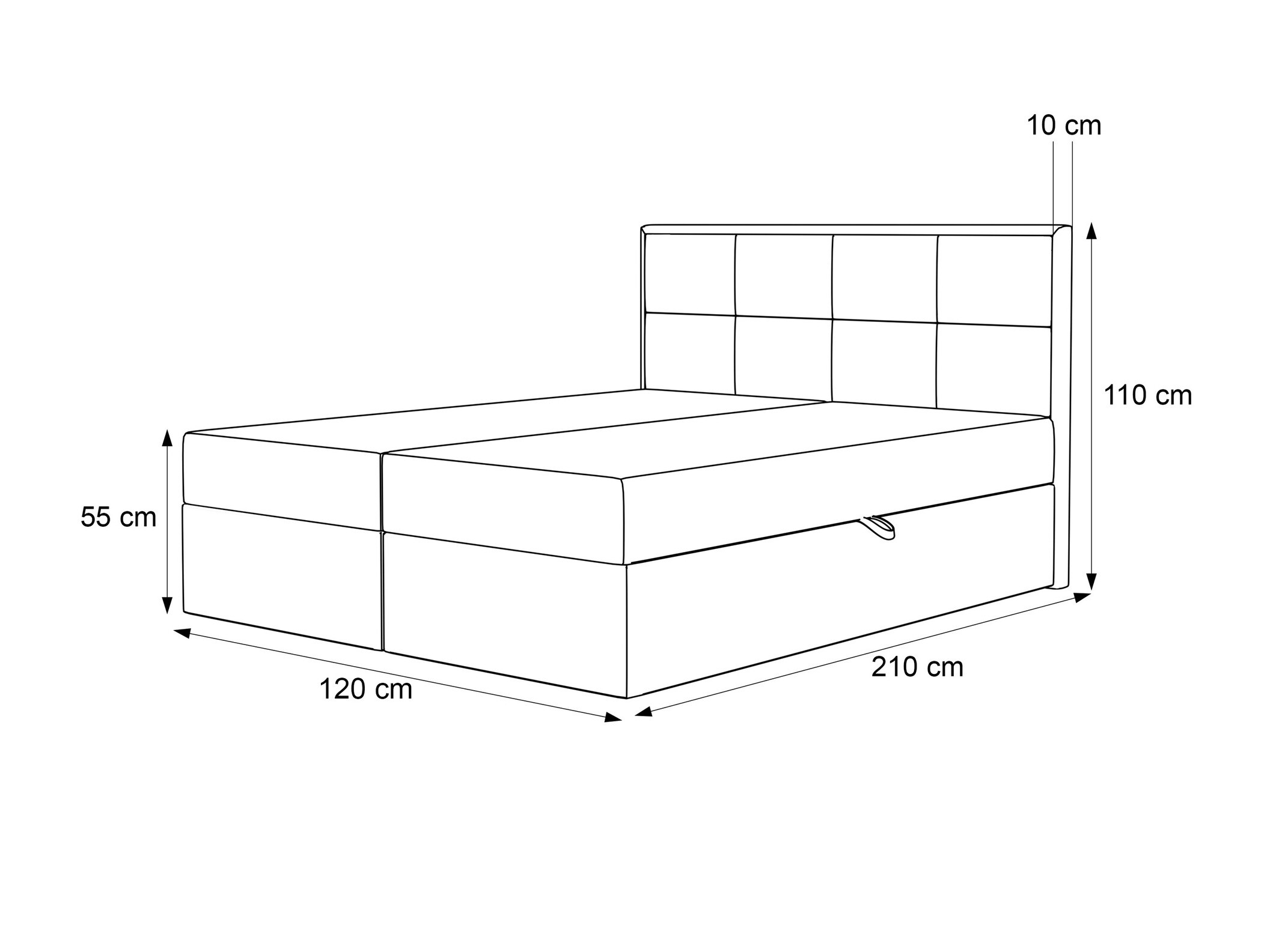 Boxspringbett Martinez 115 (Magic Velvet 2225)