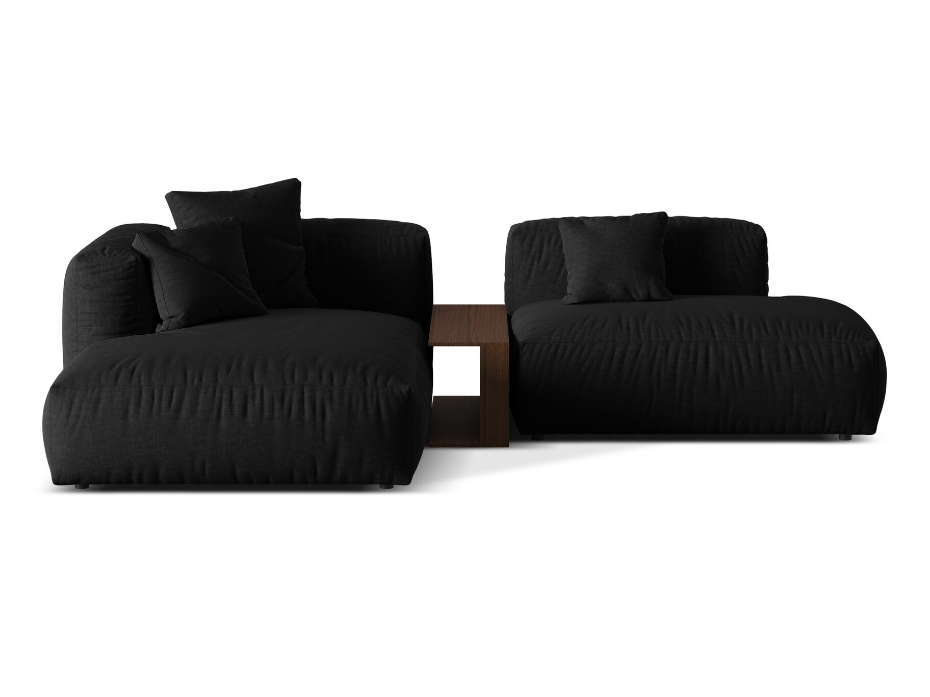 Modulares Ecksofa Sorcoro 106 (Boston Black)