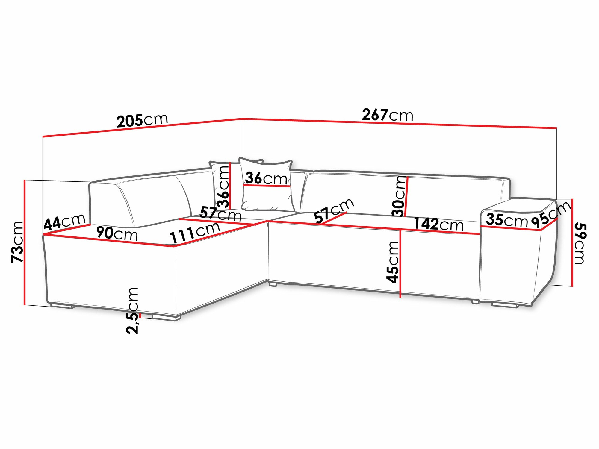 Ecksofa Comfivo 289 (Poso 05)