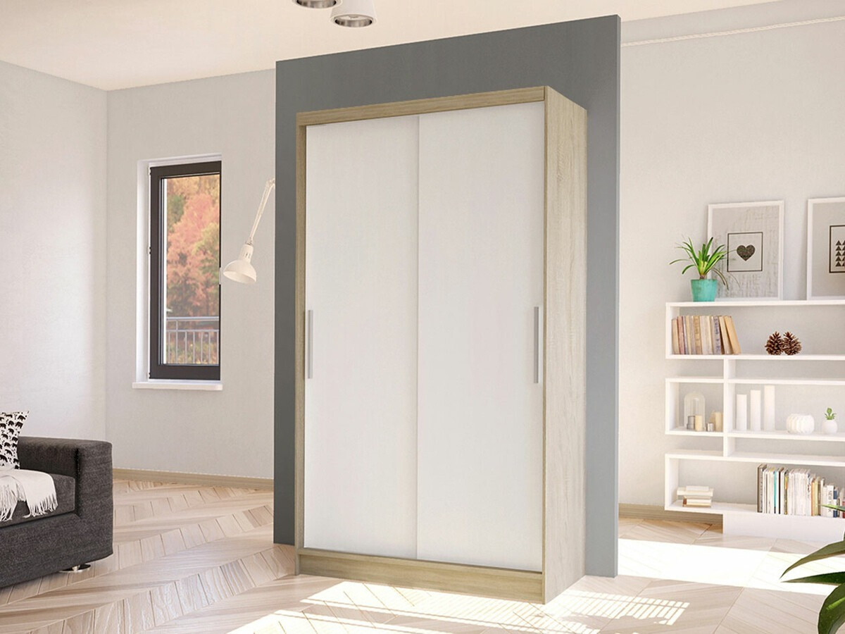 Kleiderschrank Closico Structor I (Sonoma-Eiche + Weiss)
