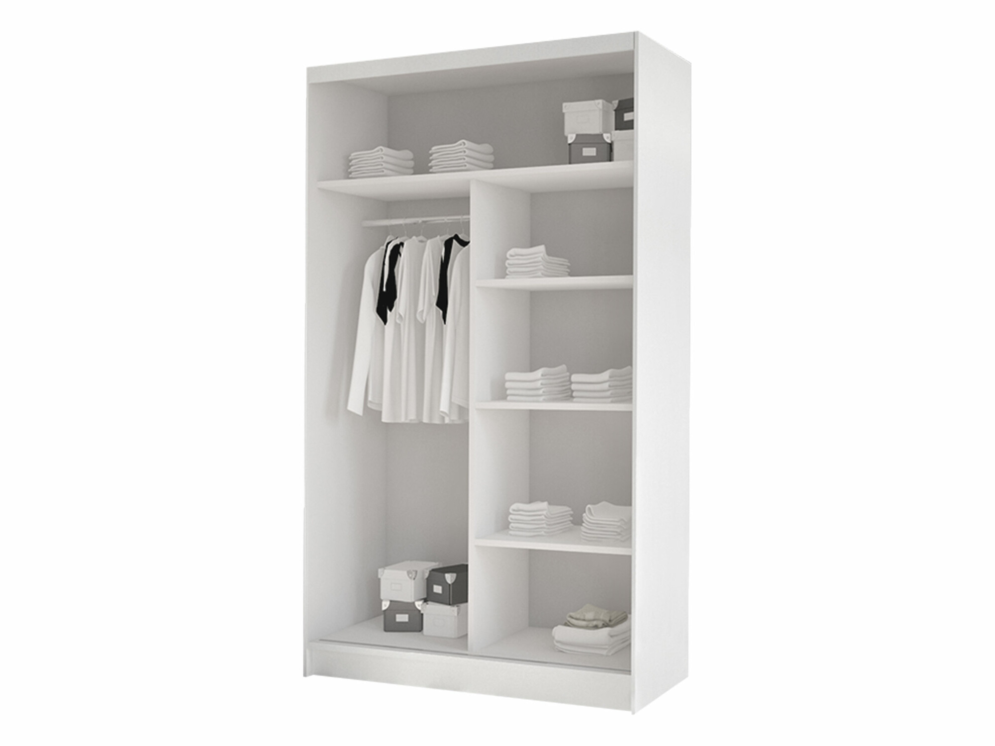 Kleiderschrank Closico 164 (Schwarz)