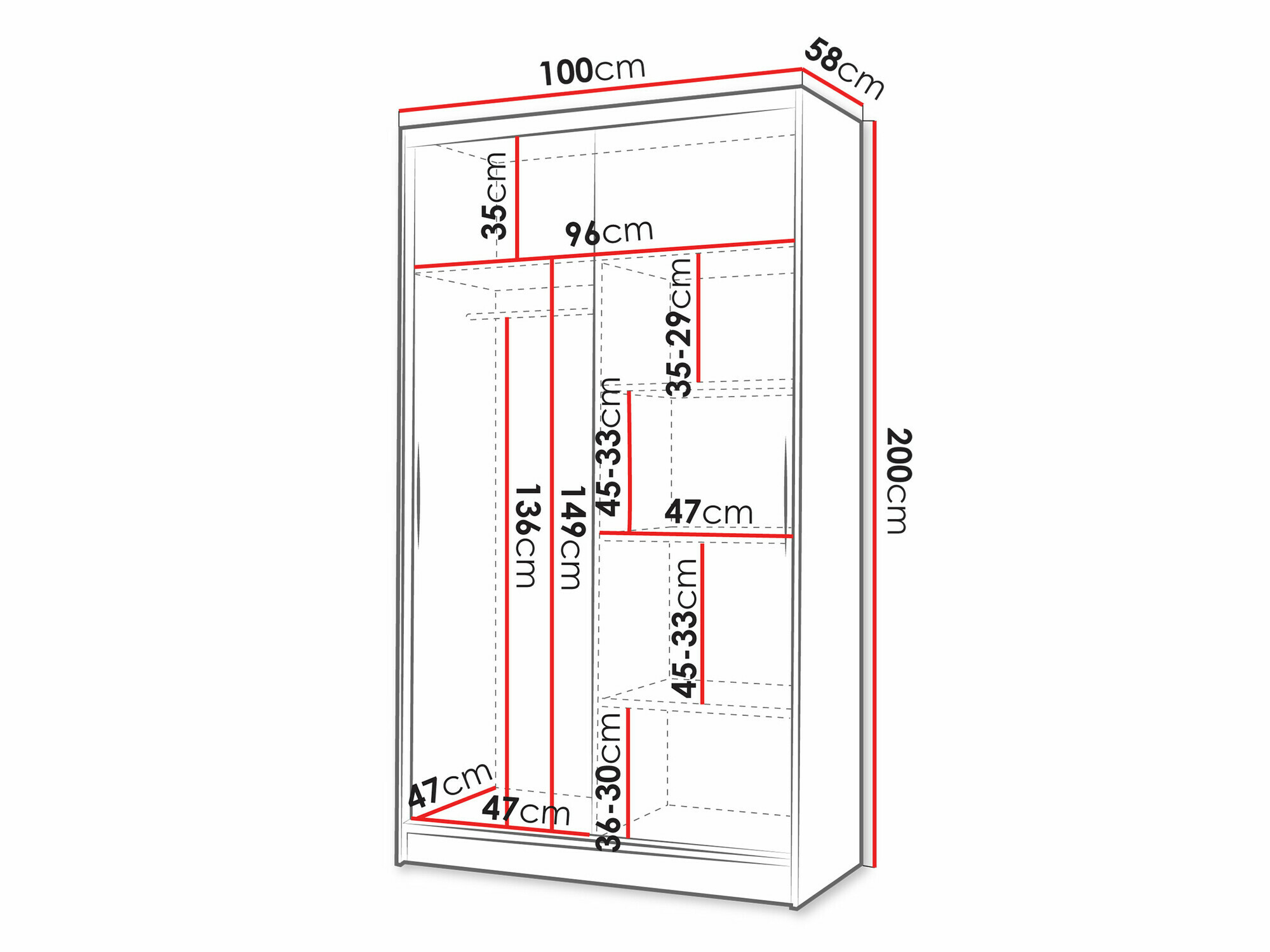 Kleiderschrank Closico Structor VI (Kaschmir)