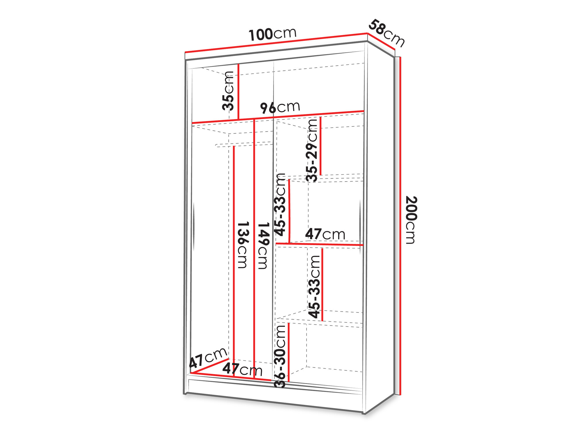Kleiderschrank Closico Structor VII (Sonoma eichenholz)