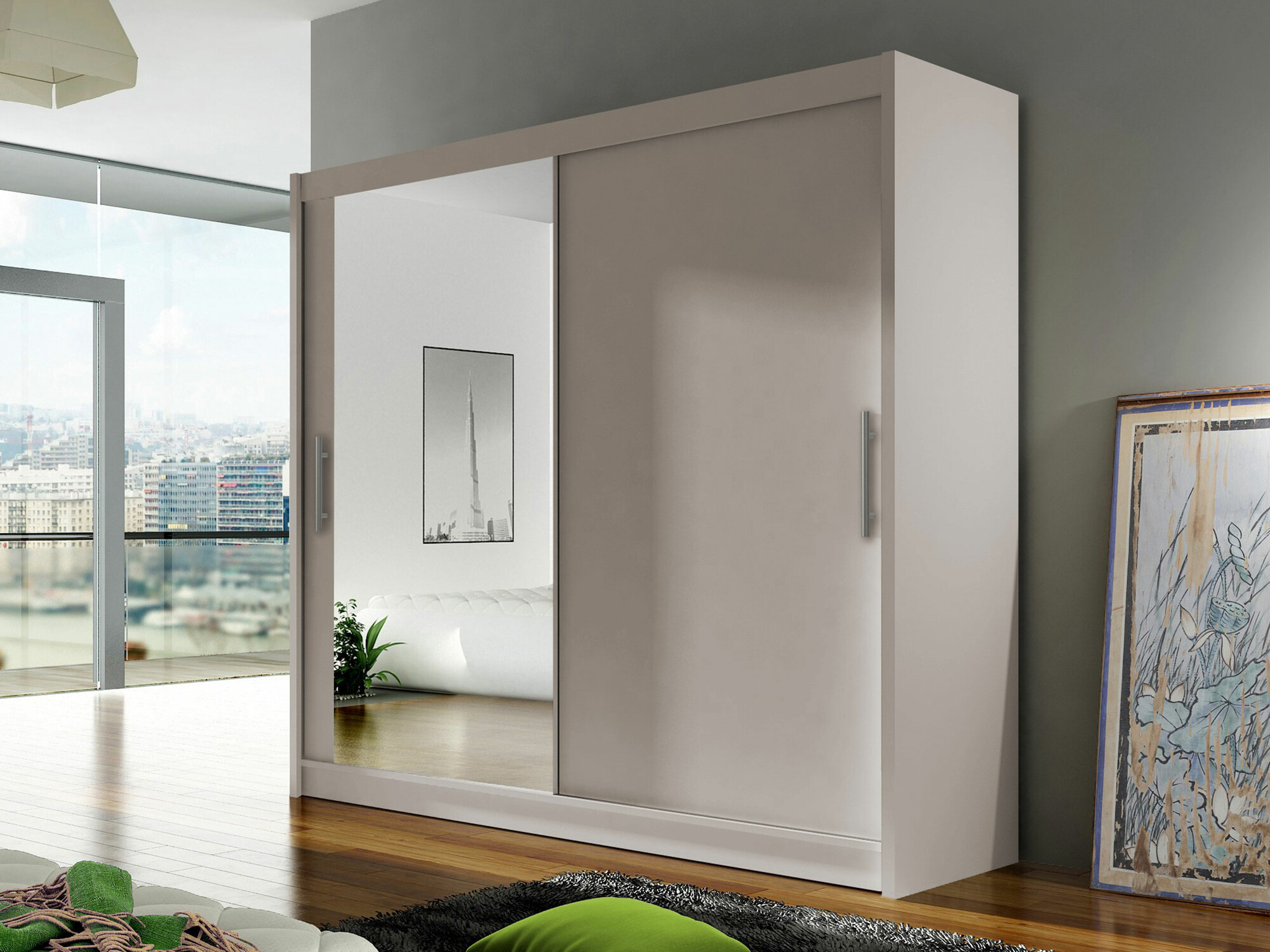Kleiderschrank Closico Pallor VI (Kaschmir)