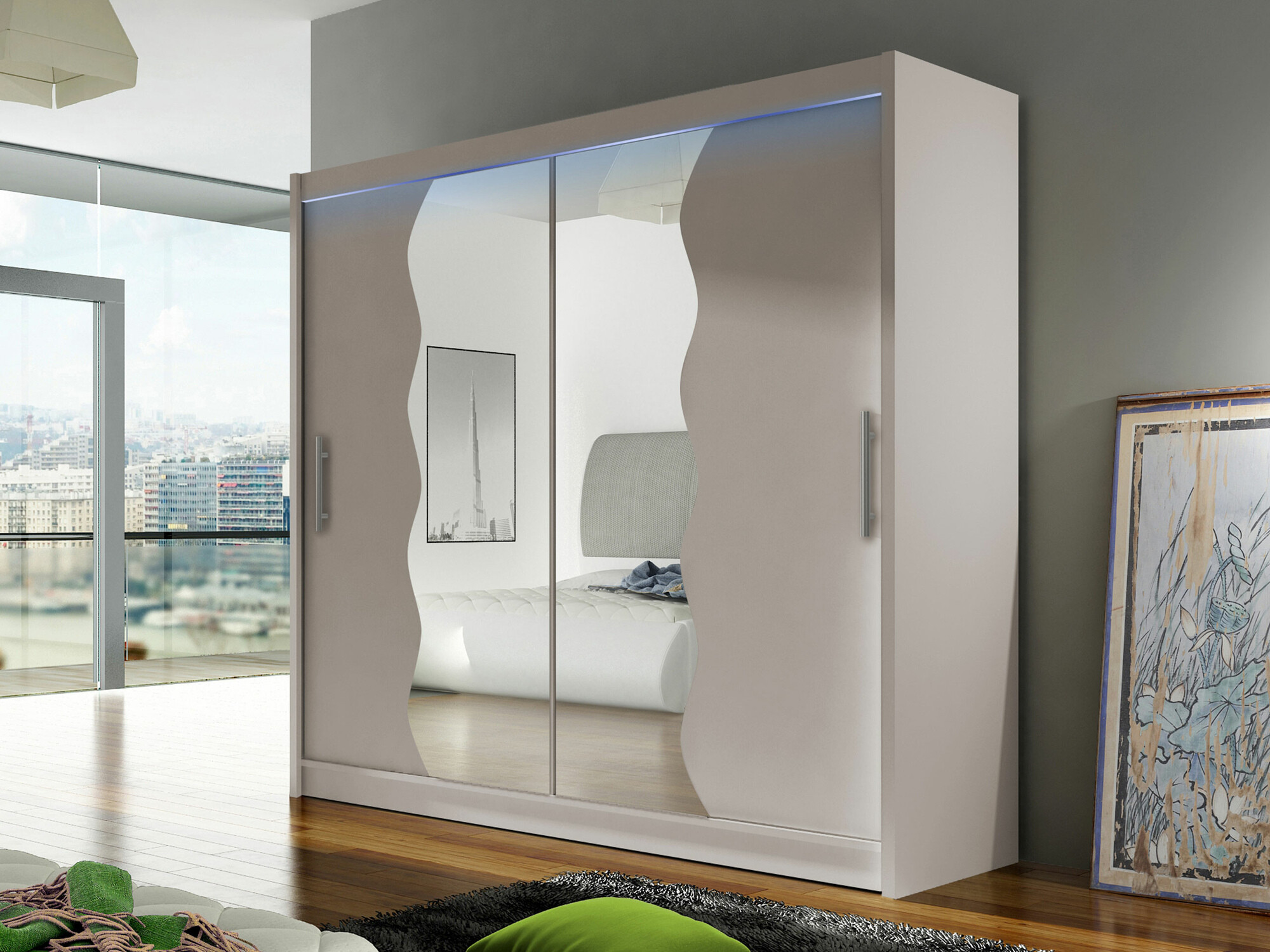 Kleiderschrank Closico Pallor X (Kaschmir)