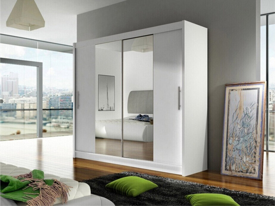 Kleiderschrank Closico Pallor II (Weiss)