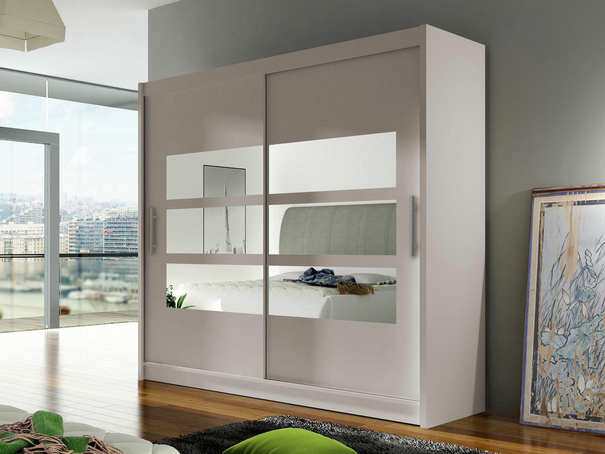 Kleiderschrank Closico Pallor III (Kaschmir)