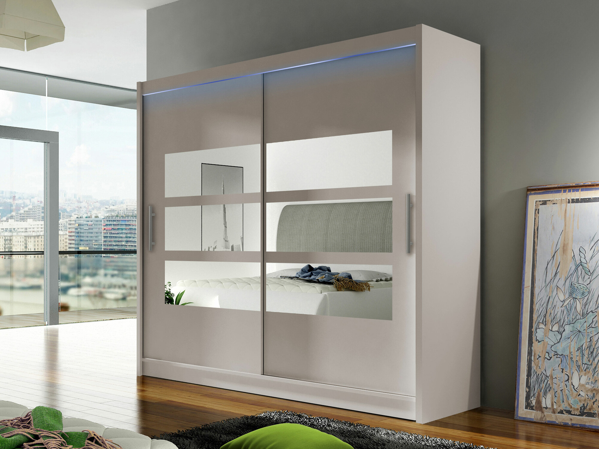 Kleiderschrank Closico Pallor III (Kaschmir)