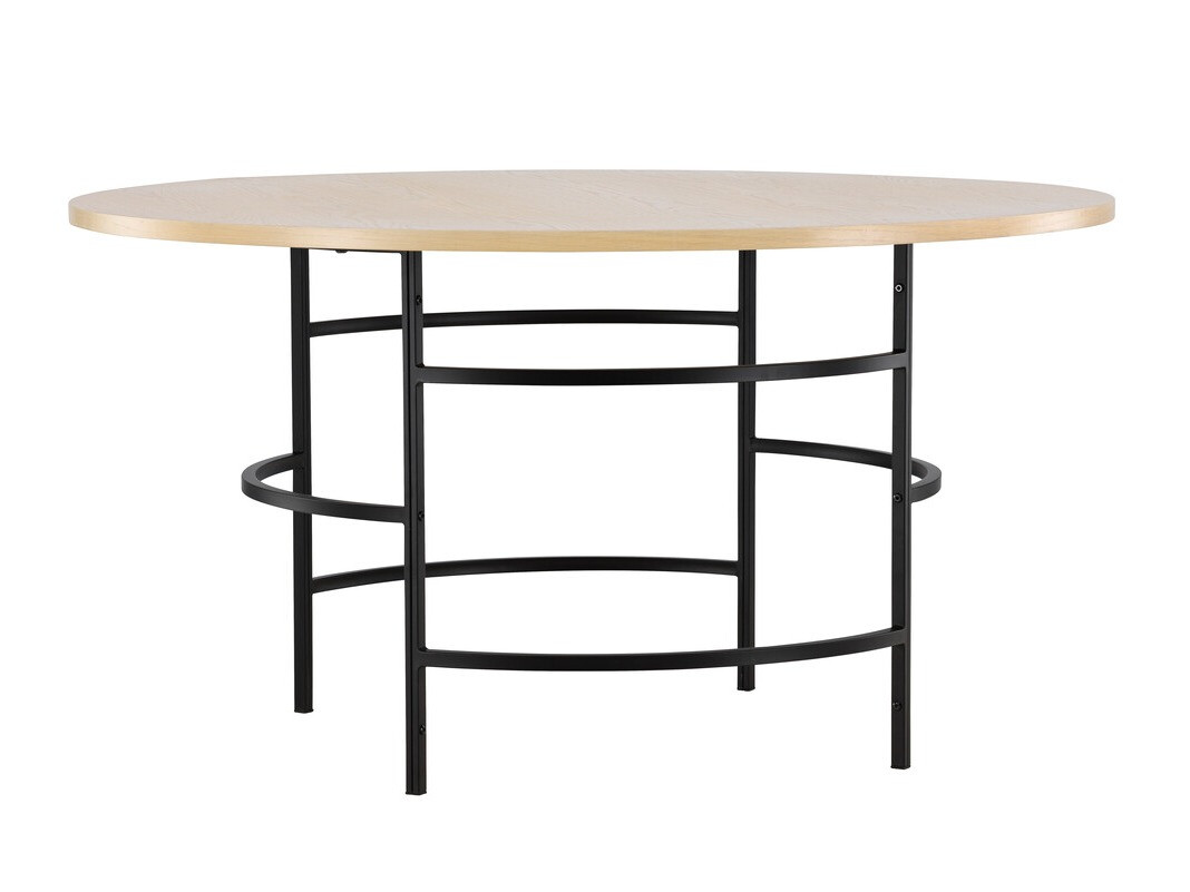 Tisch Dallas 4695 (Schwarz + Hellbraun)