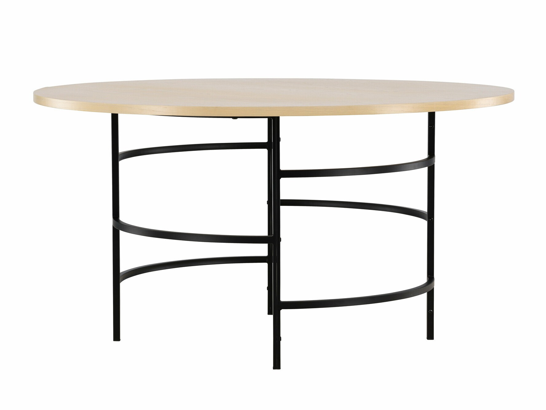 Tisch Dallas 4695 (Schwarz + Hellbraun)