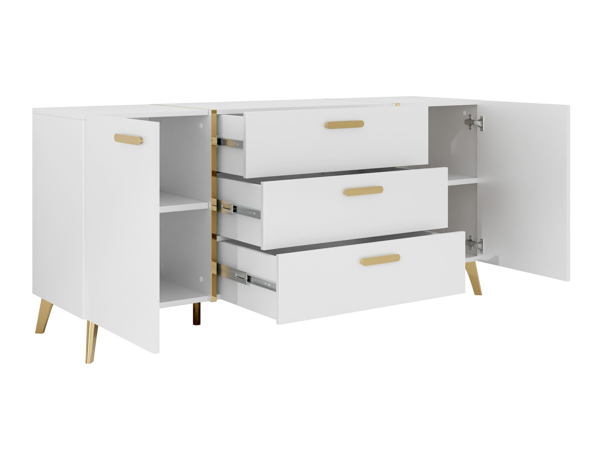 Wohnzimmer-Sets Comfivo Capella (Kaschmir + Glänzender Kaschmir)