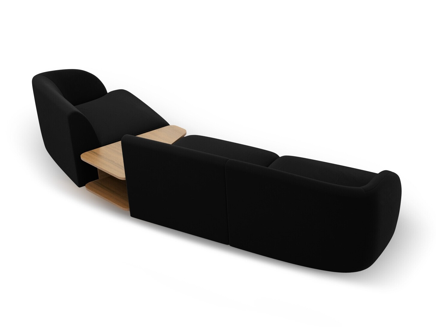 Modulares Ecksofa Tivlomi 118 (Bluvel 19)