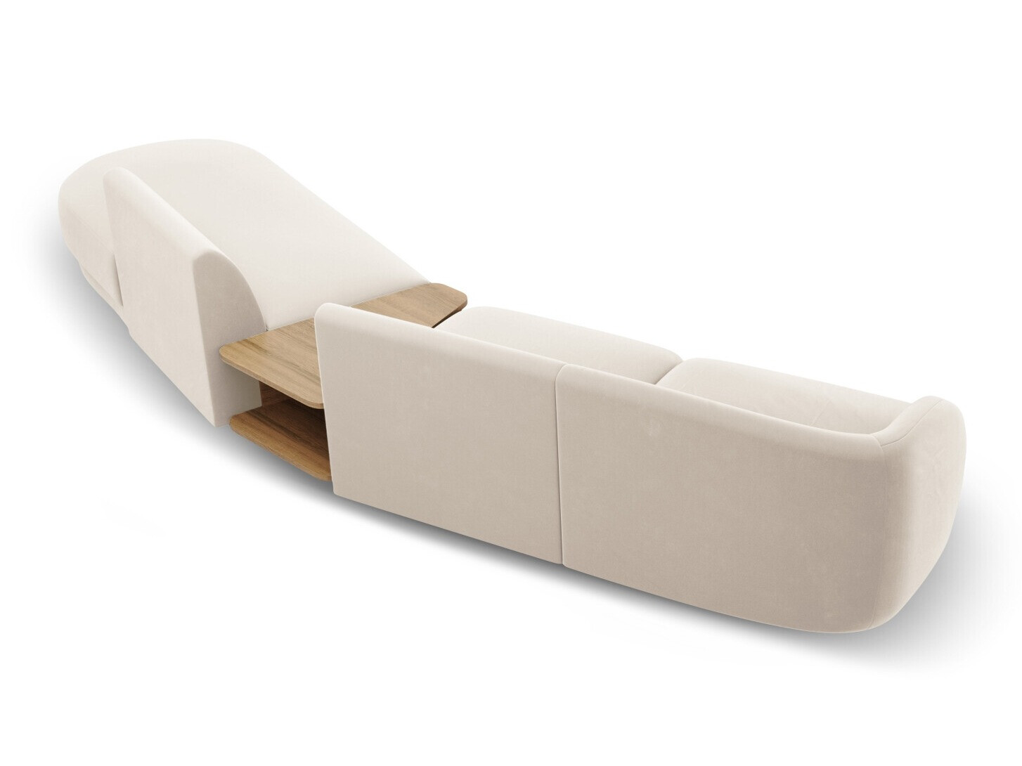 Modulares Ecksofa Tivlomi 119 (Bluvel 22)