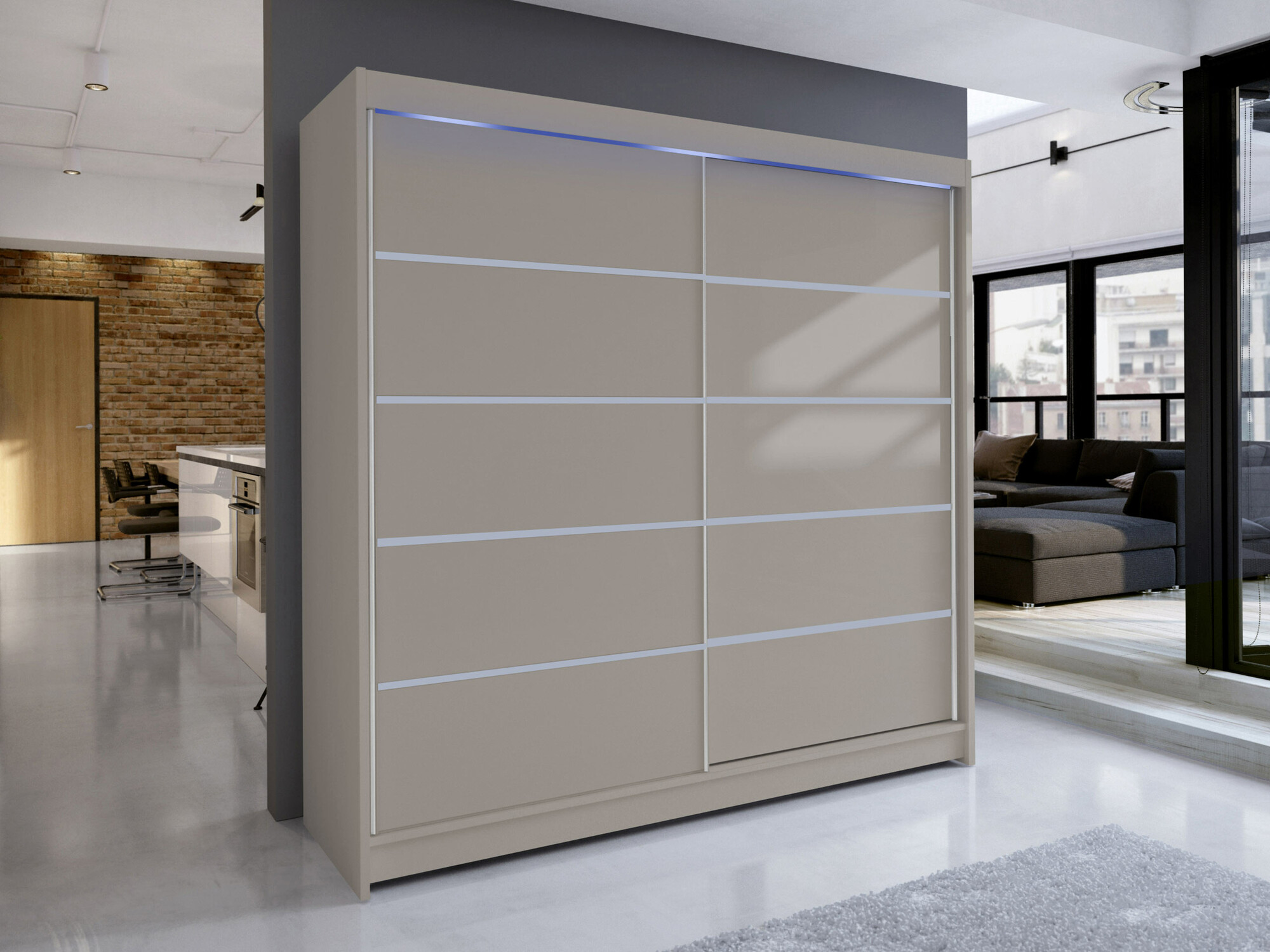 Kleiderschrank Closico 153 (Kaschmir)