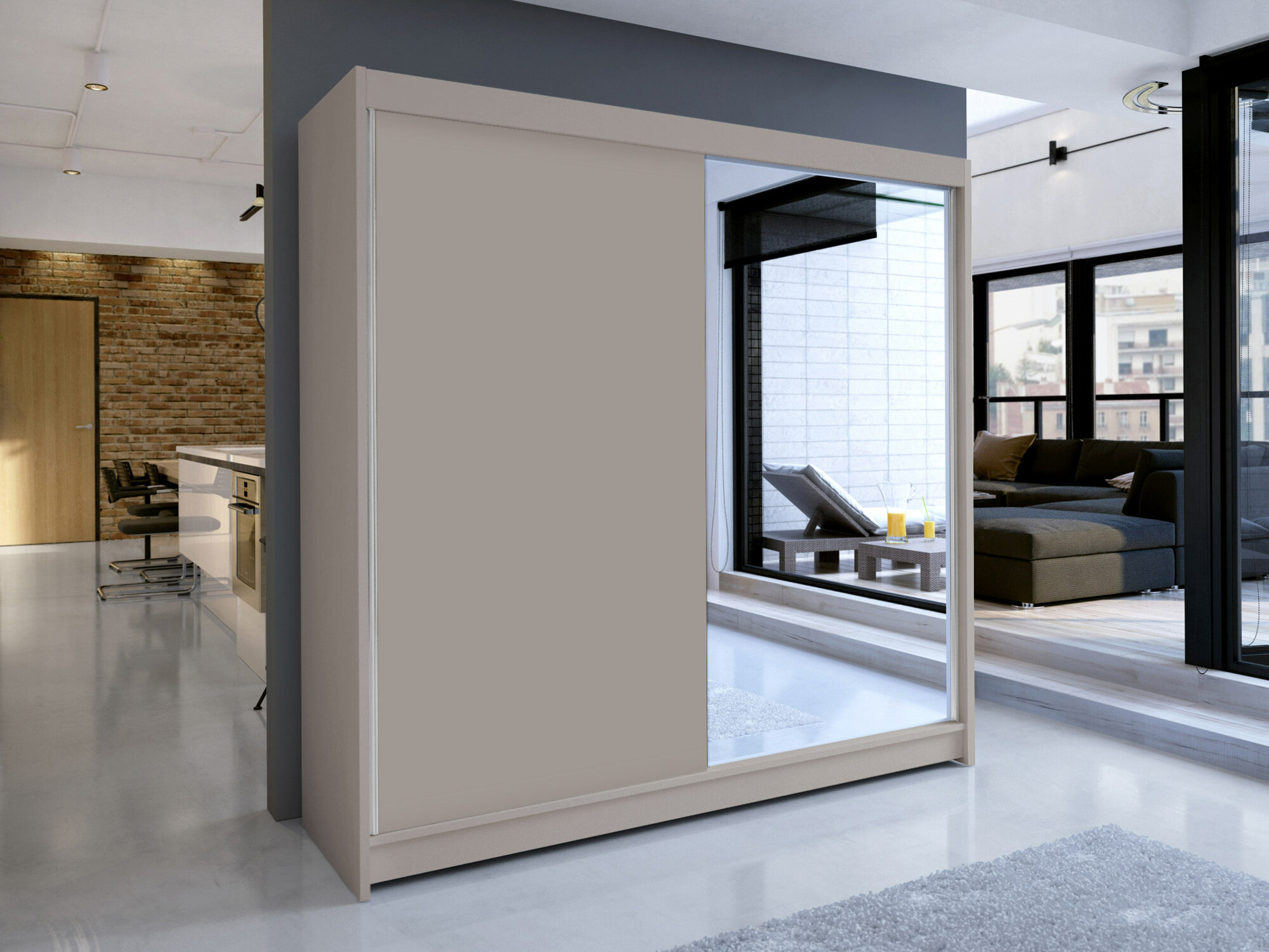 Kleiderschrank Closico Cavaris I (Kaschmir)