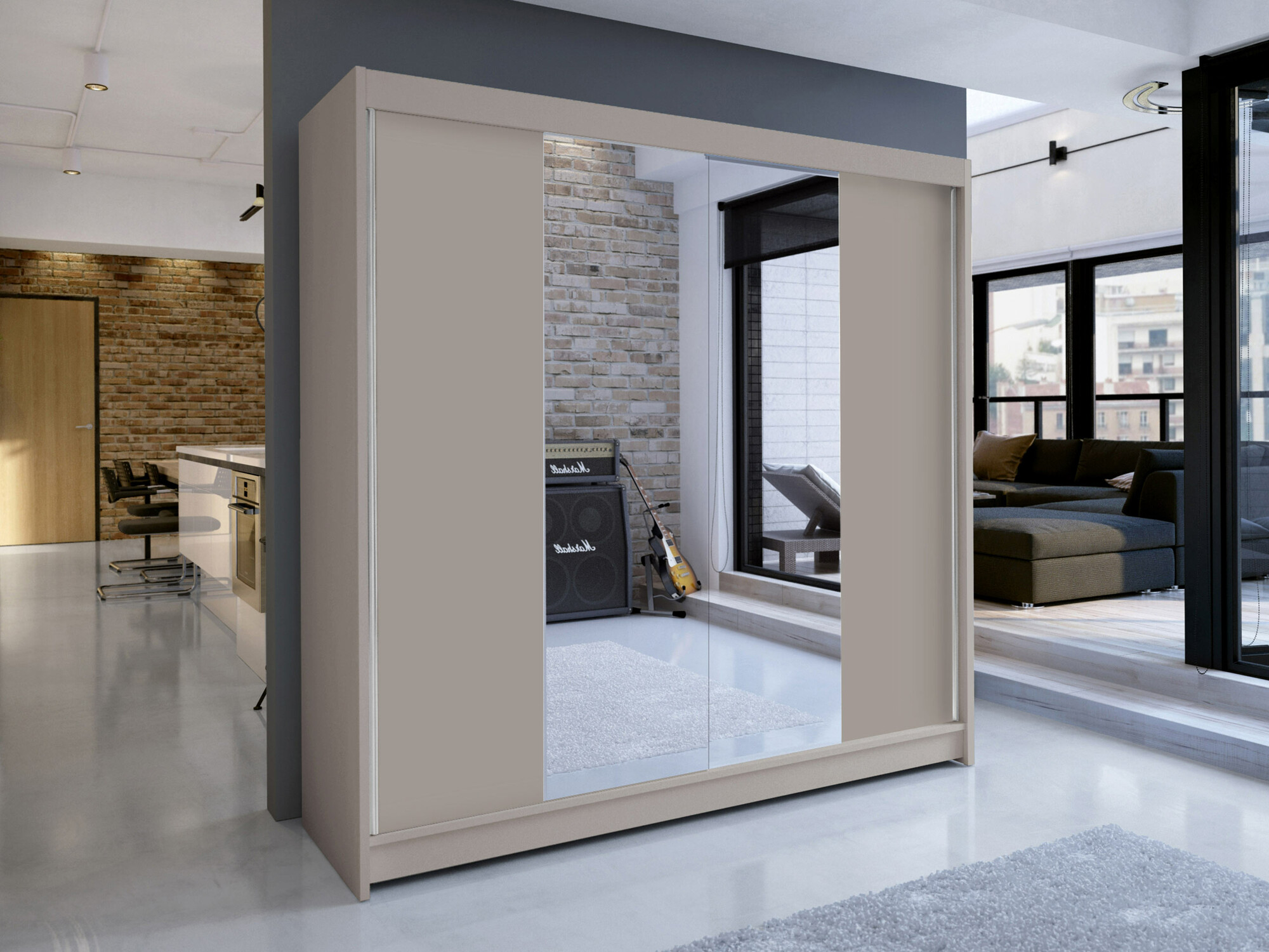 Kleiderschrank Closico Cavaris II (Kaschmir)