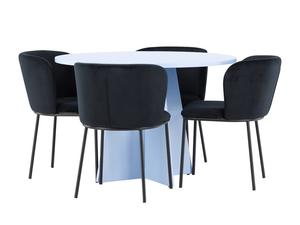 Essgruppe Dallas 4746 (Schwarz)