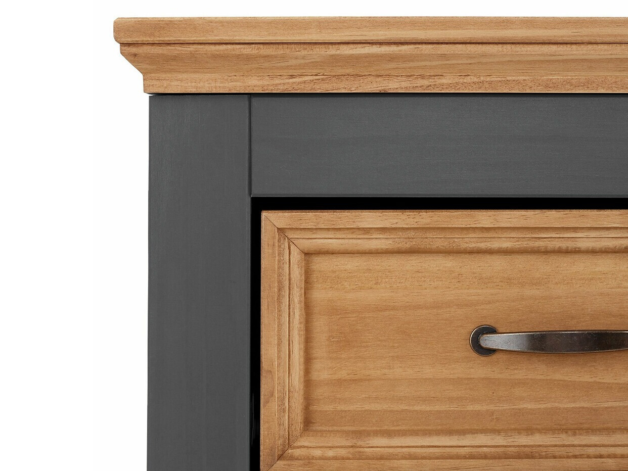 Kommoden Tolelio 101 (Anthrazit + Kiefernholzoptik)