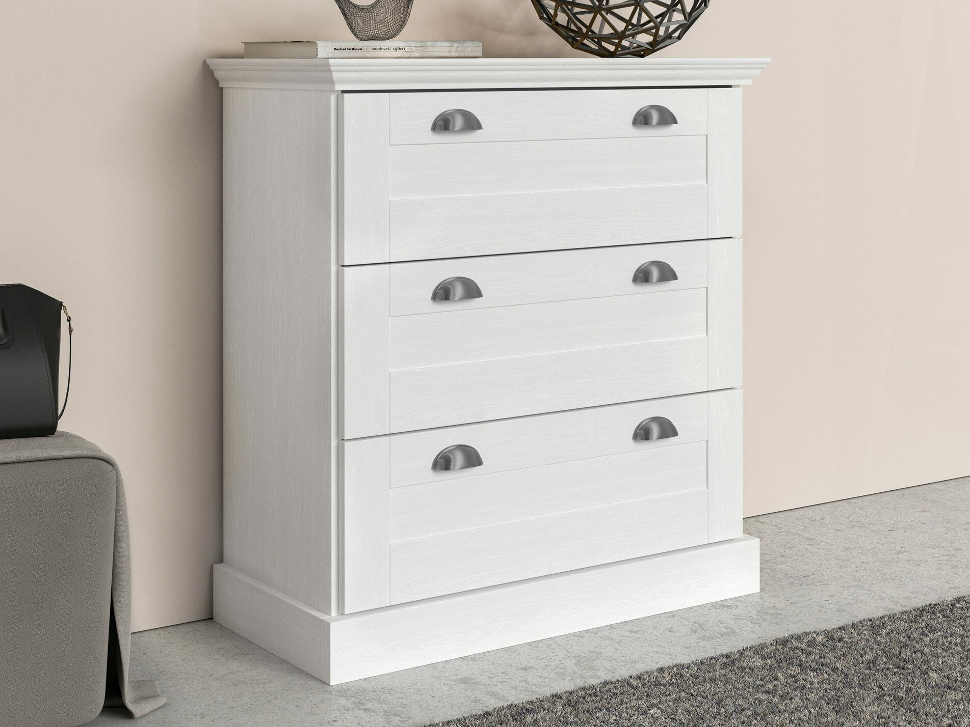 Kommoden Salfelo 102 (Weiss)