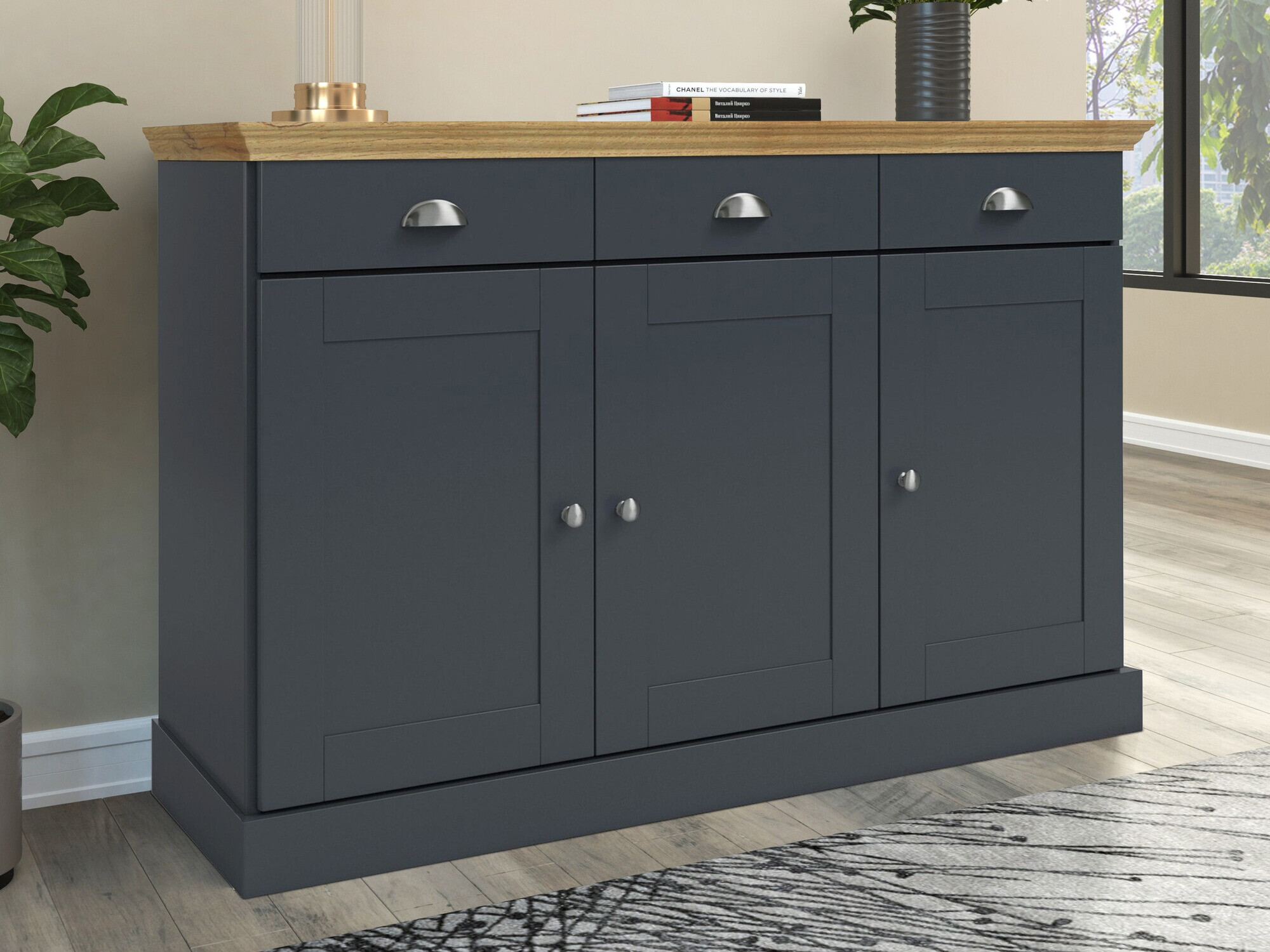 Kommoden Salfelo 103 (Anthrazit)