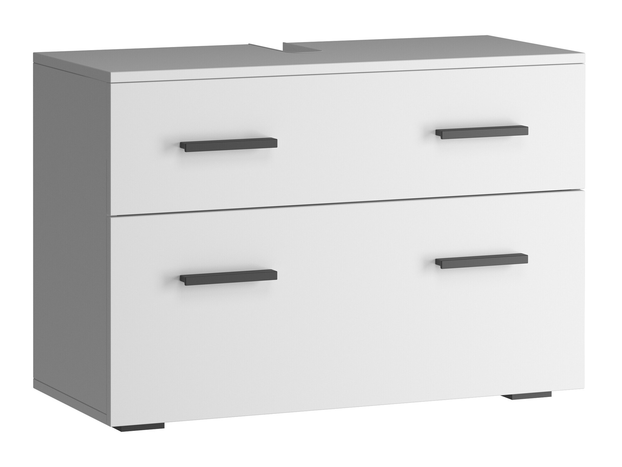 Stehender Badezimmerschrank für ein Waschbecken Larlori 101 (Weiss)