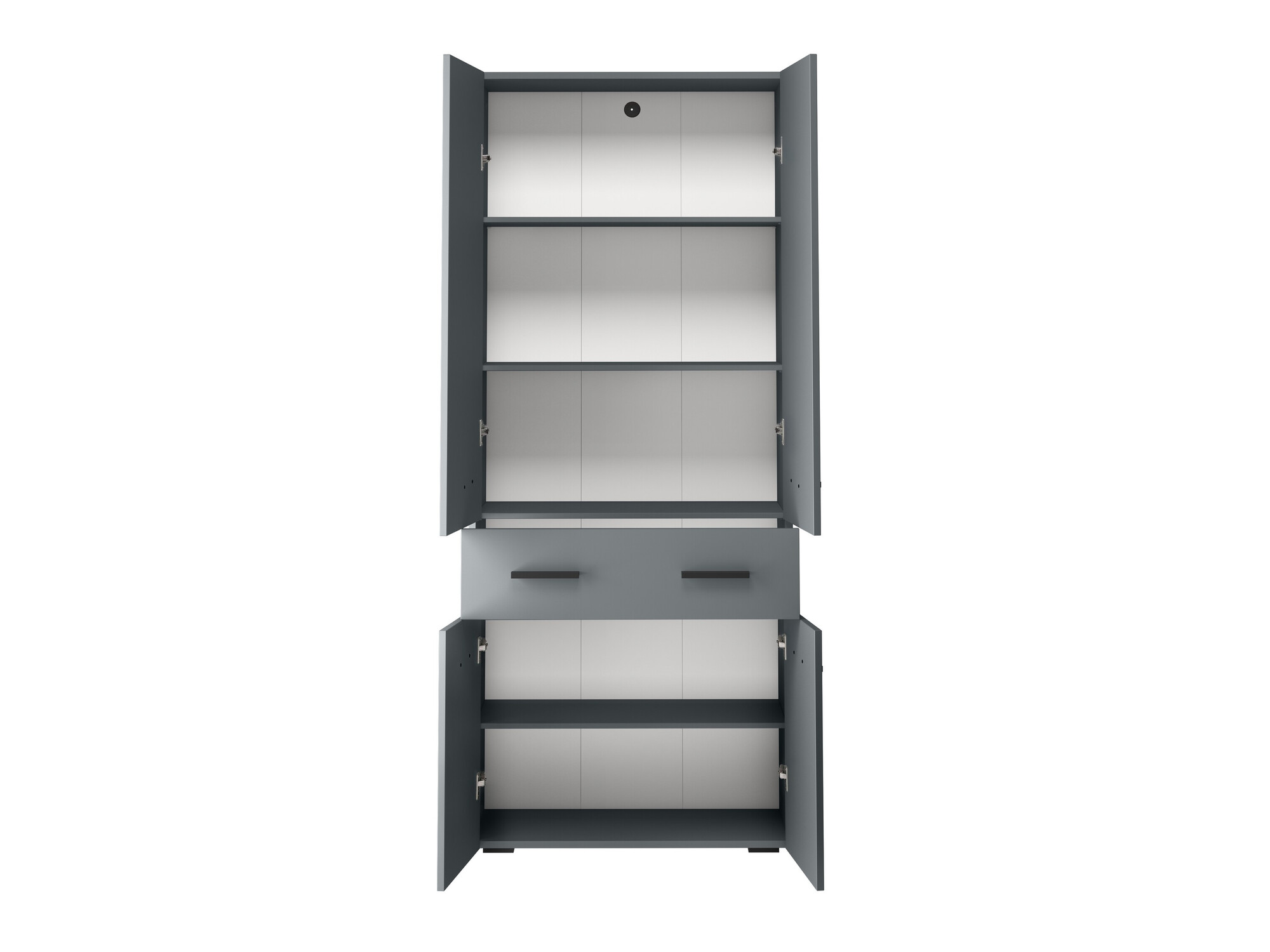 Stehender Badezimmerschrank Larlori 107 (Anthrazit)