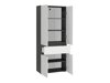 Stehender Badezimmerschrank Soncamu 113 (Weiss + Anthrazit)