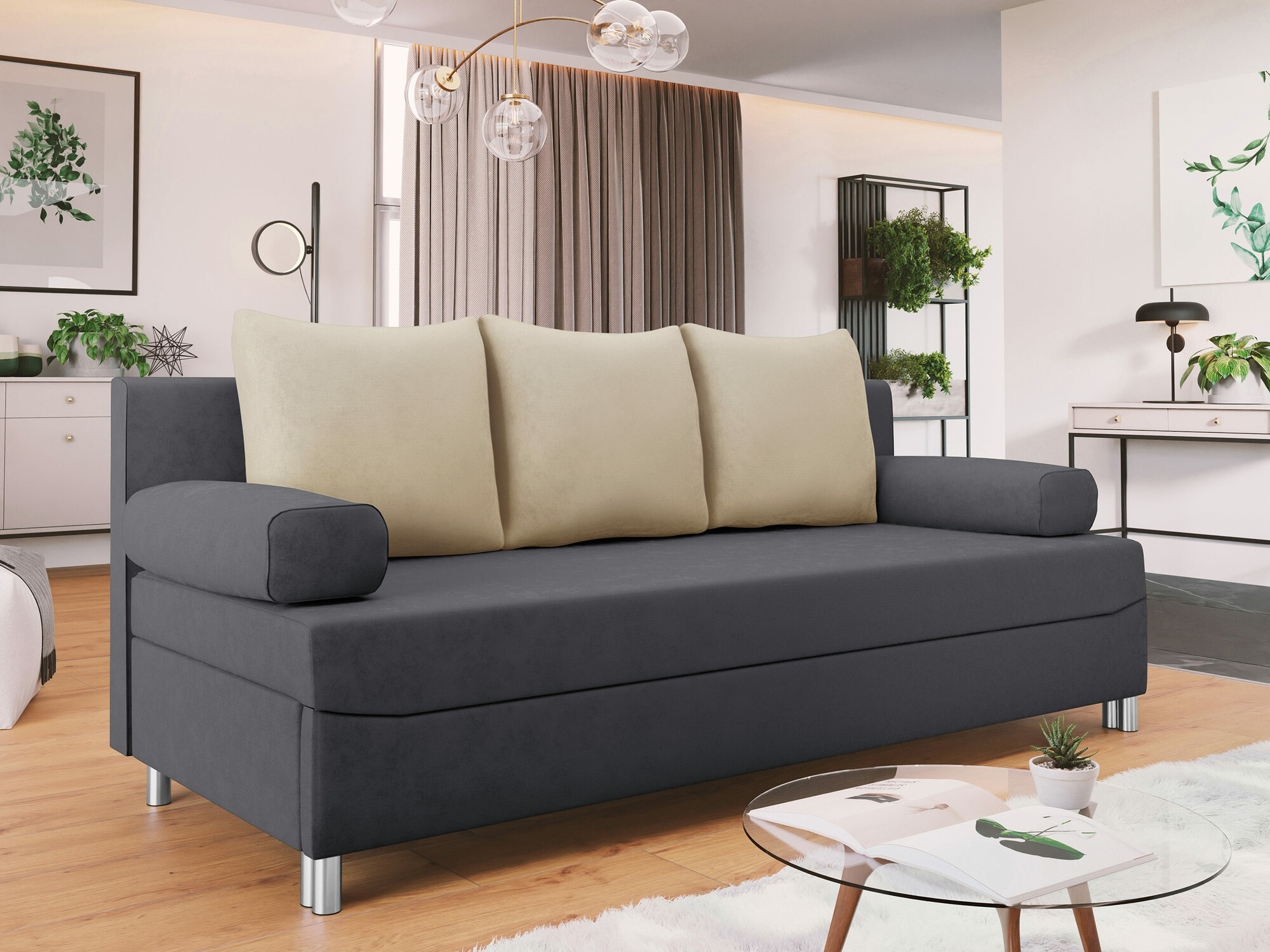 Schlafsofa Comfivo Artes (Alova 36 + Alova 07)