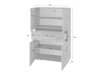 Stehender Badezimmerschrank Soncamu 115